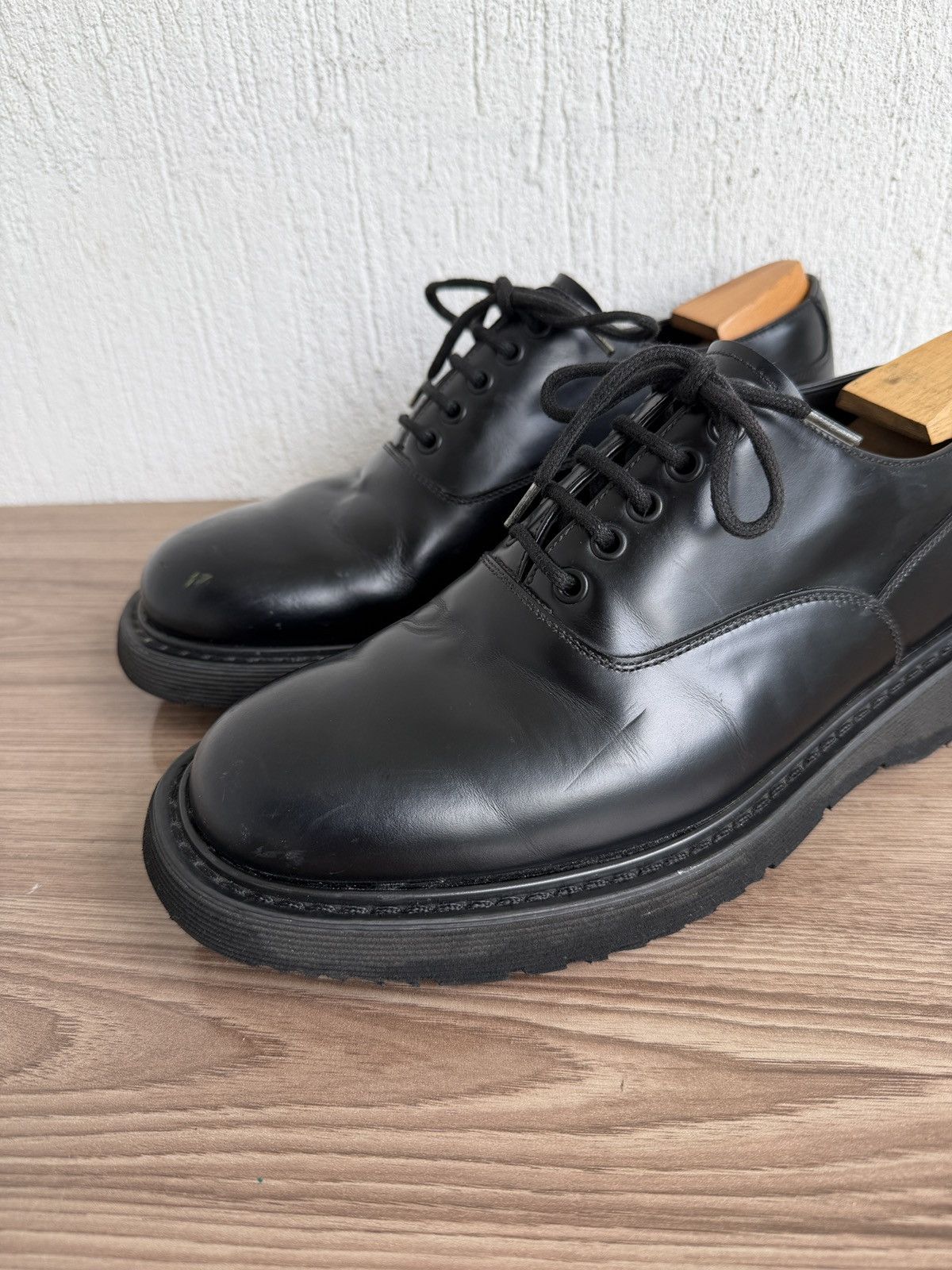 Prada Brushed leather derby Size US 10 / EU 43 - 2 Thumbnail