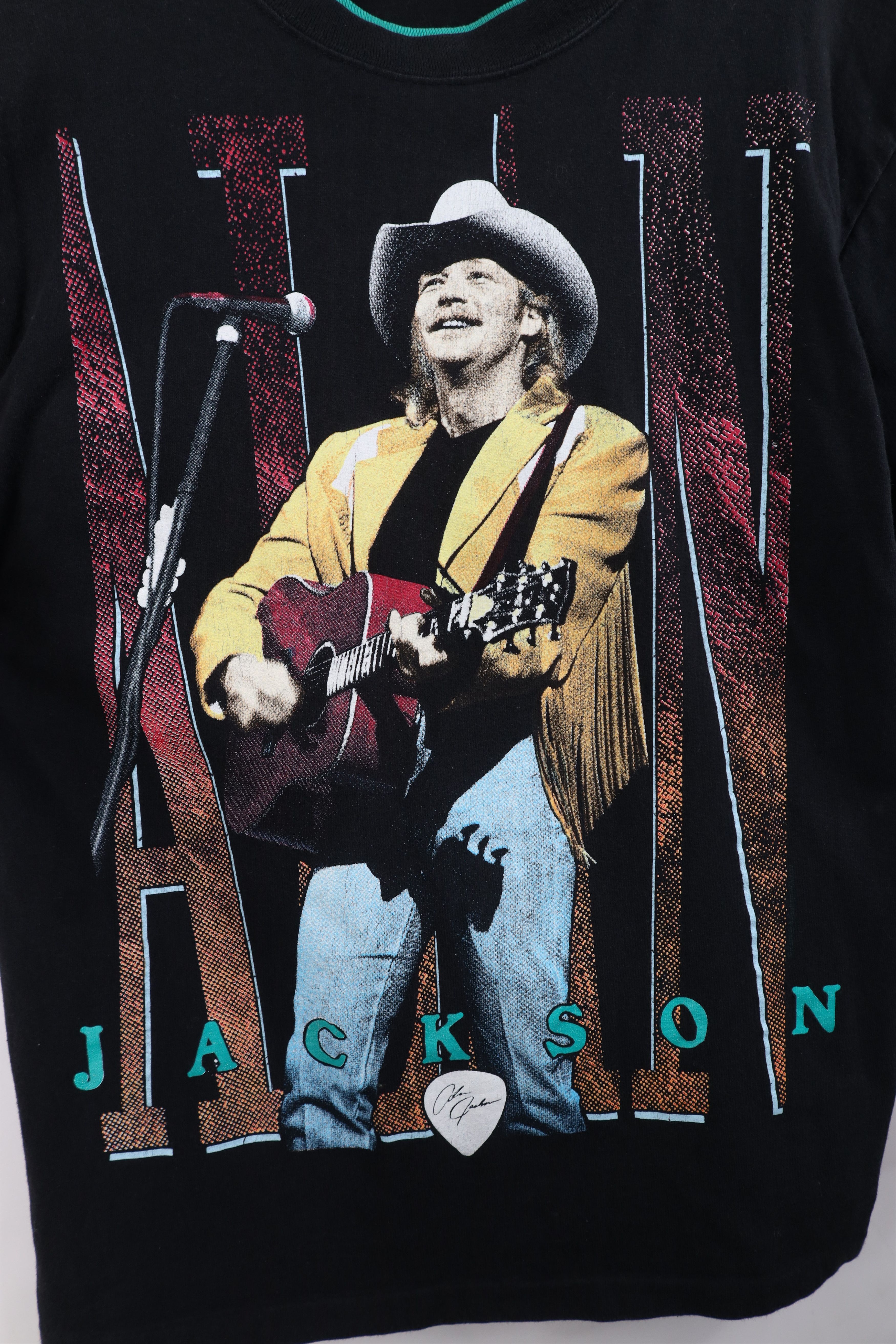 Vintage Vintage 90s On Tour Alan Jackson Country Band T-Shirt USA Size L / US 10 / IT 46 - 4 Thumbnail