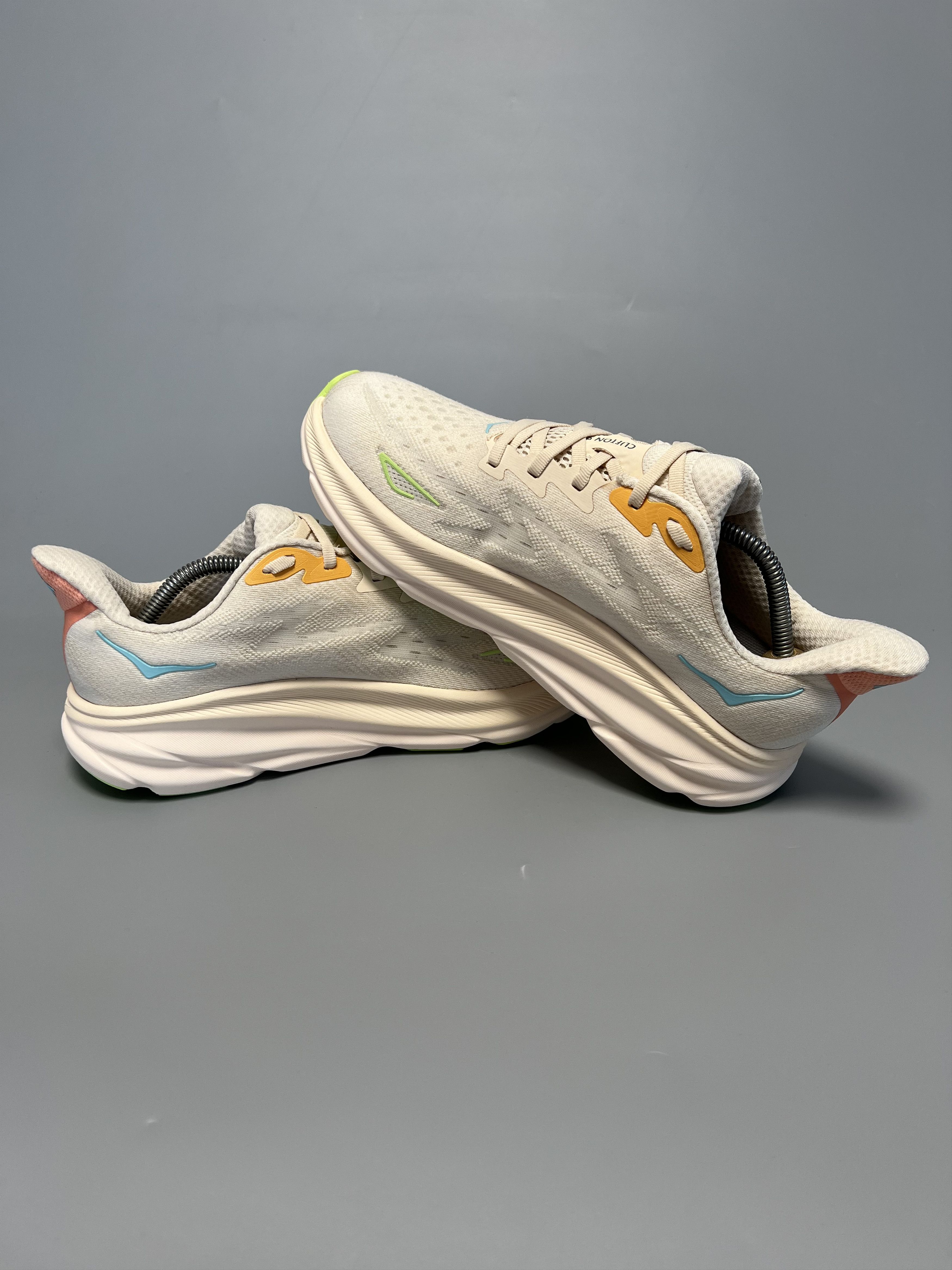 Hoka 9.5D Hoka One One Clifton 9 Wide Running Shoes Walking Gym Size US 9.5 / IT 39.5 - 5 Thumbnail
