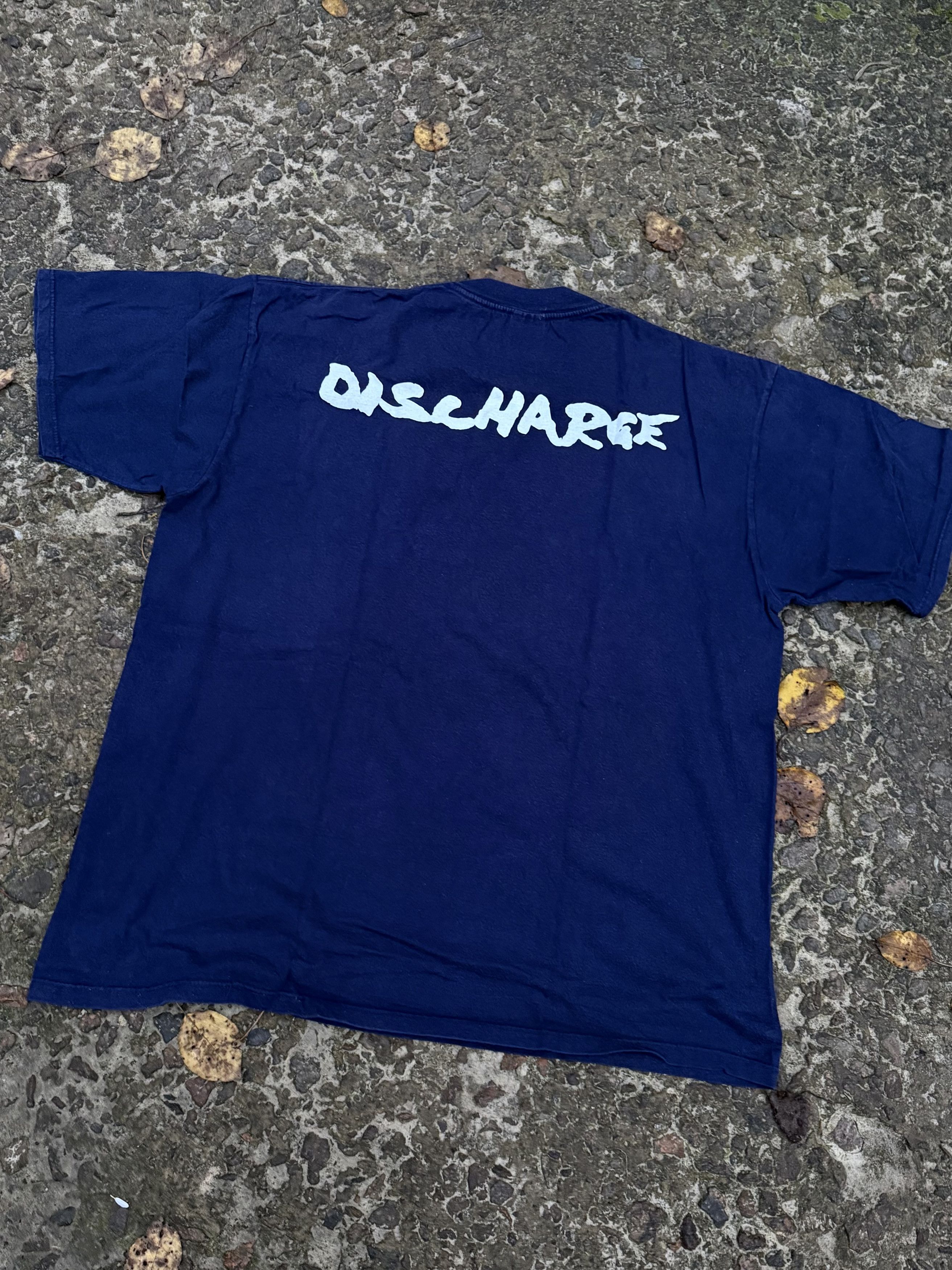 Vintage Discharge band vintage tshirt 90s Size US XL / EU 56 / 4 - 3 Thumbnail