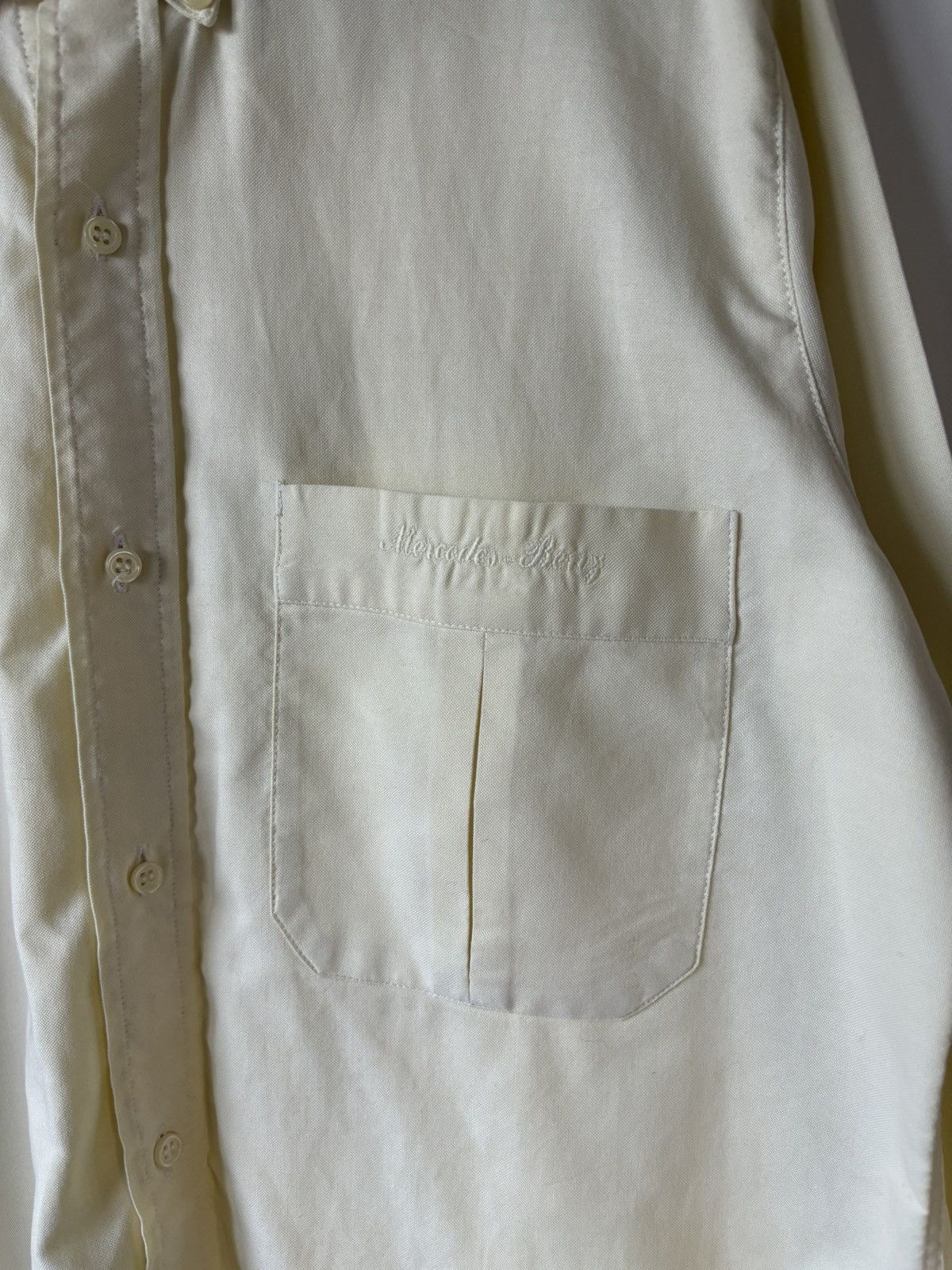 Mercedes-Benz Vintage 60s Mercedes Benz Boutique Paris Carso Shirt Size US M / EU 48-50 / 2 - 5 Thumbnail