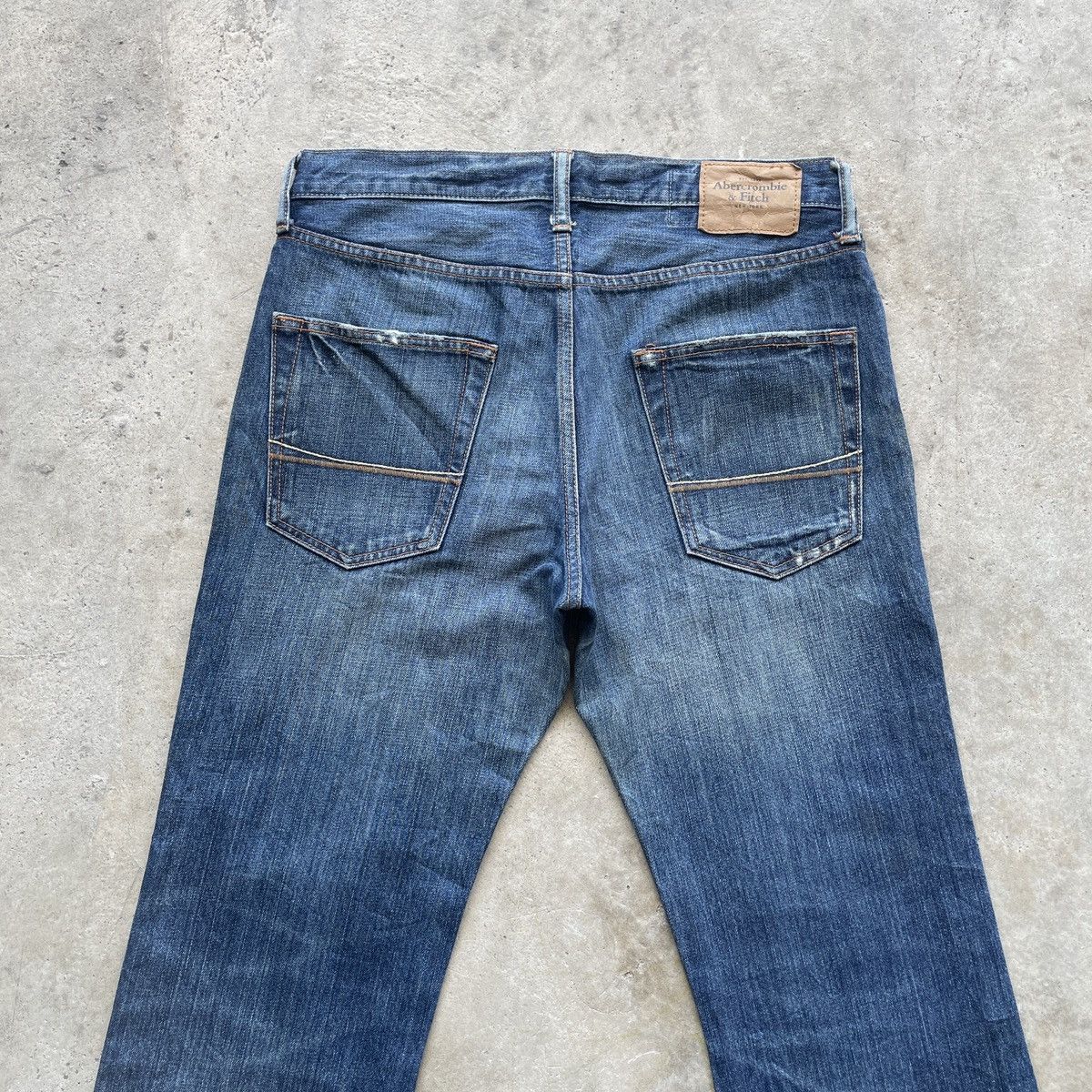 Abercrombie & Fitch × Jean × Vintage Vintage A&F BOOTCUT Denim Distressed FLARE Jeans Pants W32 Size US 32 / EU 48 - 11 Thumbnail