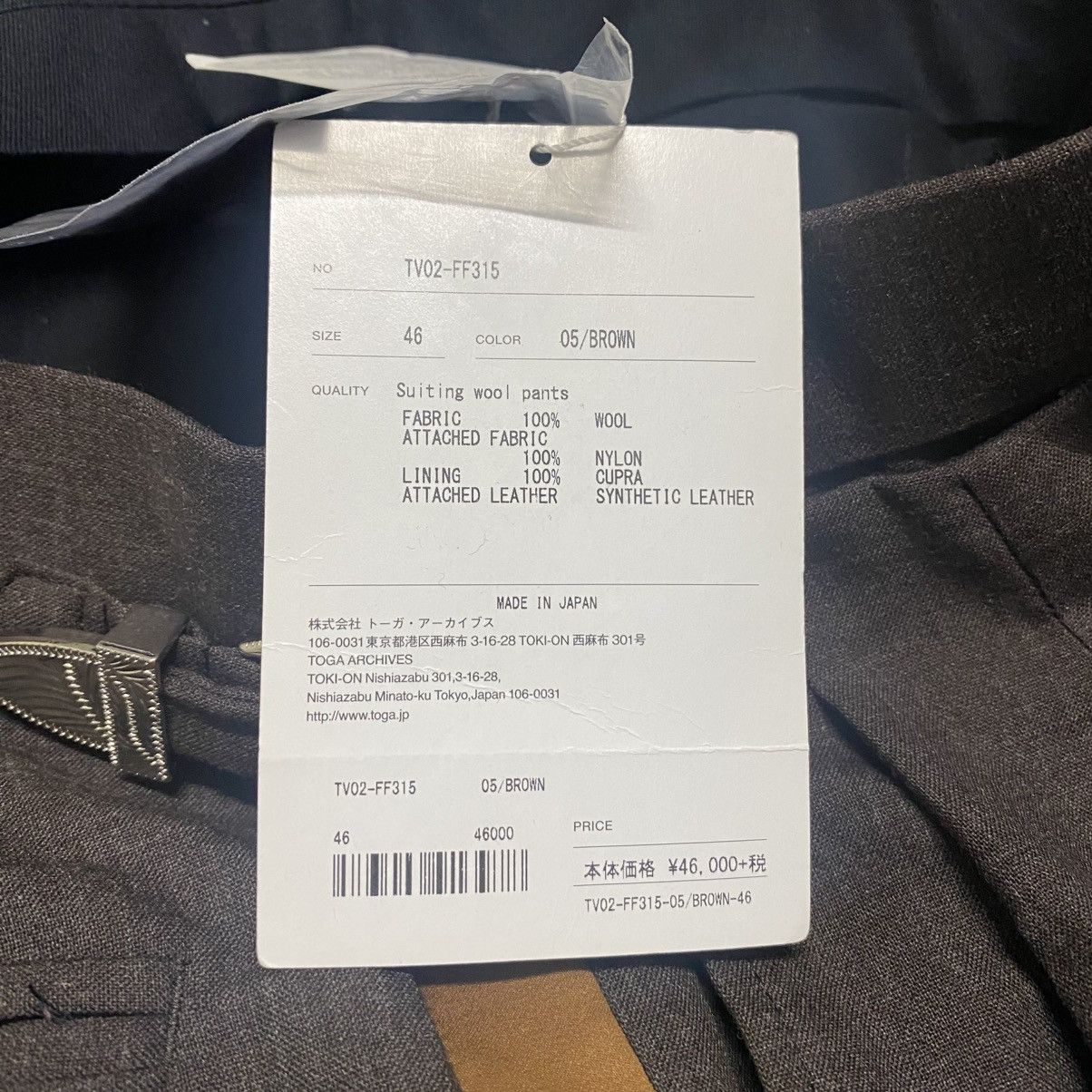 TOGA VIRILIS SS2020 TOGA VIRILIS Wool Ghurka Pants Side Stripe Size US 30 / EU 46 - 22 Thumbnail