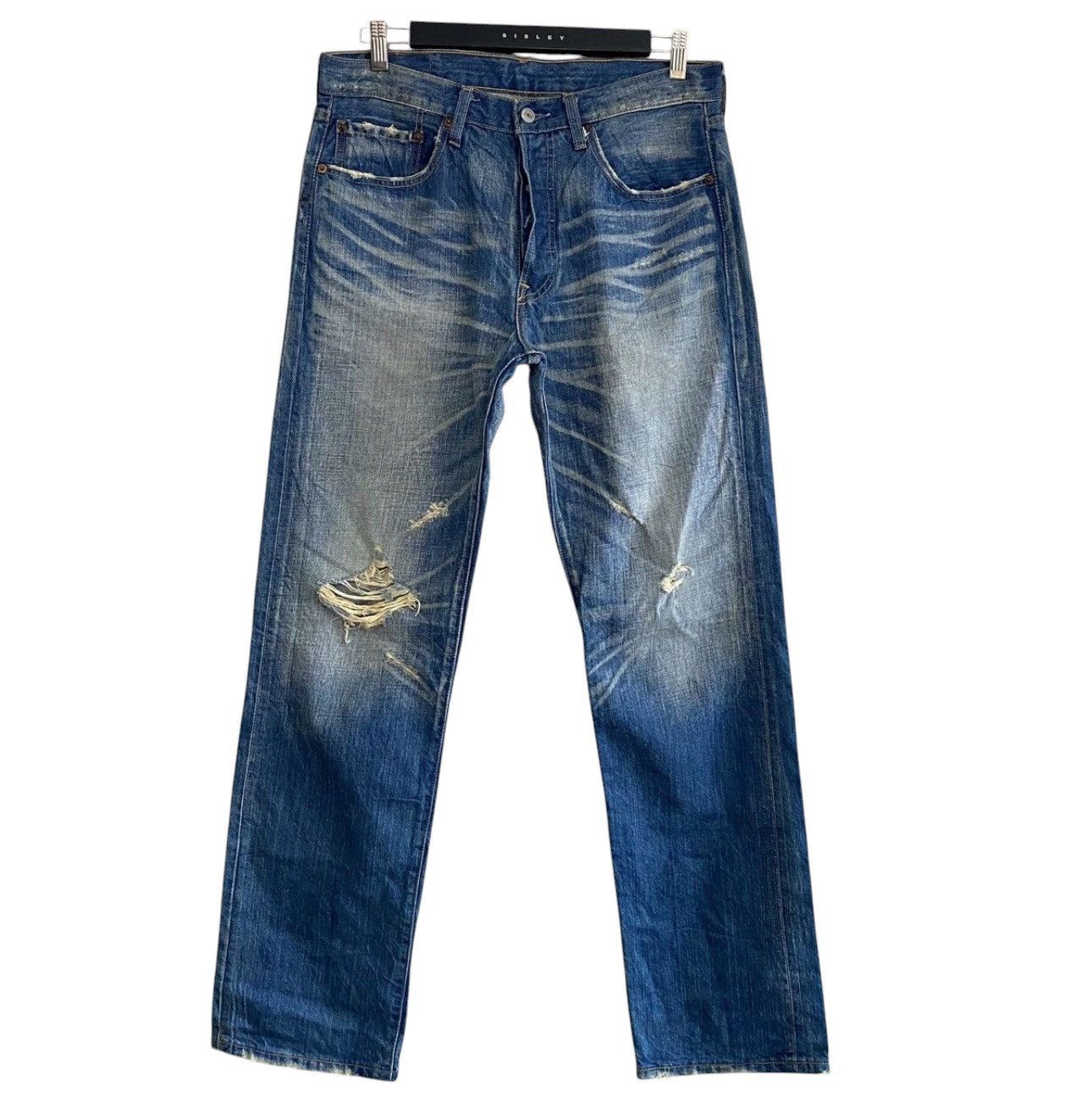 Levi's Vintage Levis 501 Grunge Jeans Nice Faded Size US 33 - 1 Thumbnail
