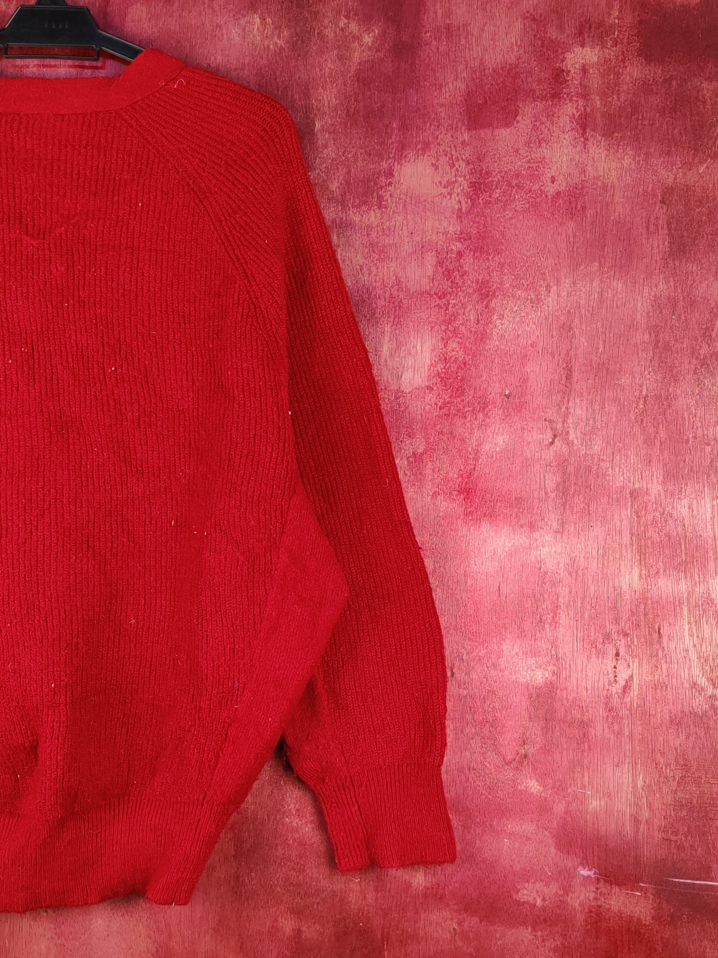GU GU Red Knitwear cardigan japan Sweaters #S1578 Size L / US 10 / IT 46 - 9 Thumbnail