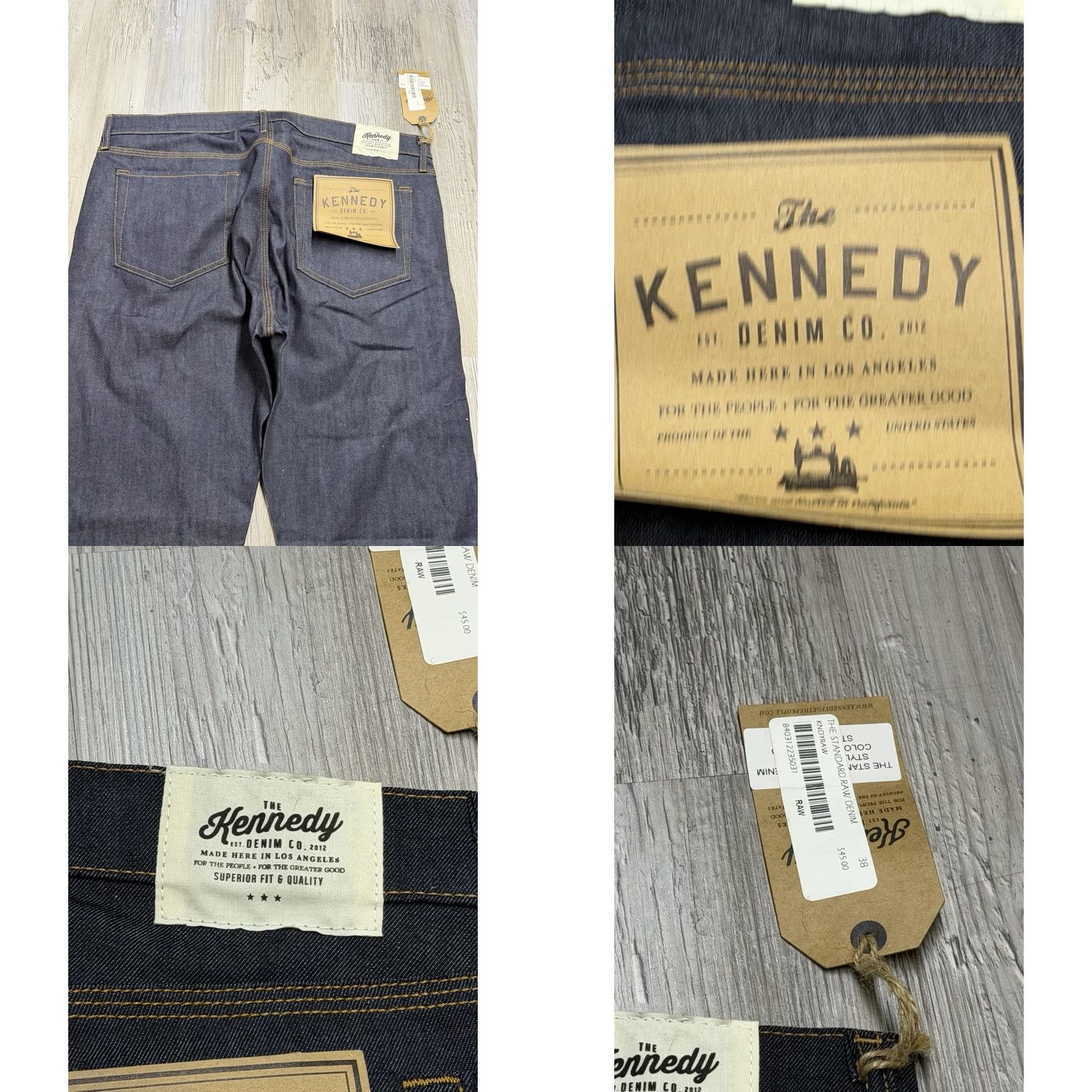 Vintage Kennedy The Kennedy Denim Co Jeans Mens 38 Blue 5 Pocket Denim Straight NWT Denim Co Brand Shirt Shorte? Size US 38 / EU 54 - 8 Thumbnail