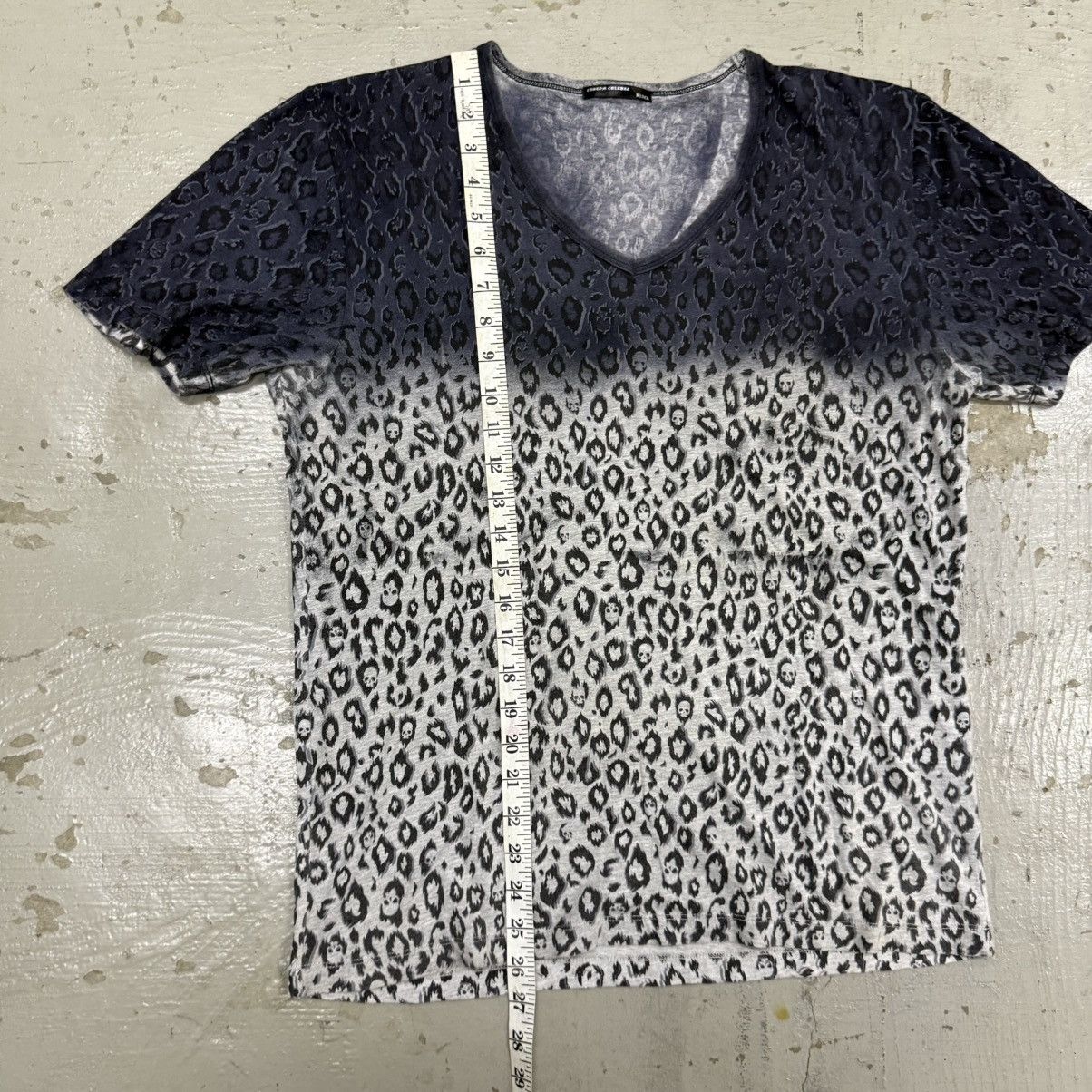 If Six Was Nine Custom Culture Skull Leopard dressed punk gothic Size US M / EU 48-50 / 2 - 7 Thumbnail
