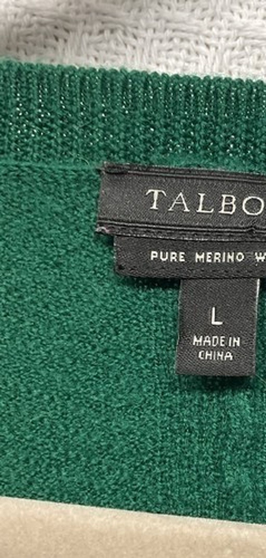 Talbots Talbots Green Wool 3/4 Sleeve ScoopNeck Sweater Women Large Size L / US 10 / IT 46 - 2 Thumbnail