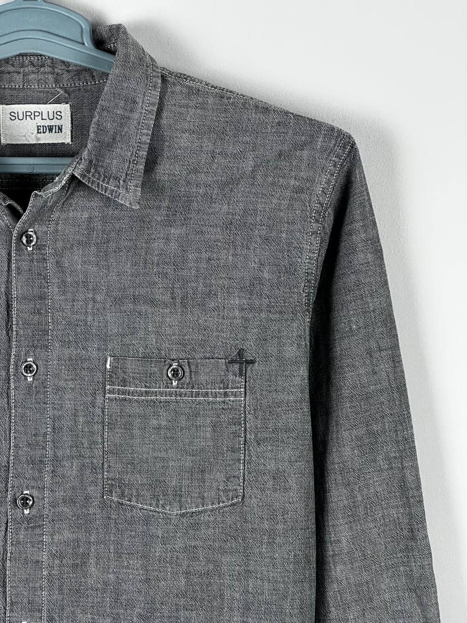 Edwin Edwin Surplus Japanese Denim Heavyweight Shirt Size US L / EU 52-54 / 3 - 4 Thumbnail