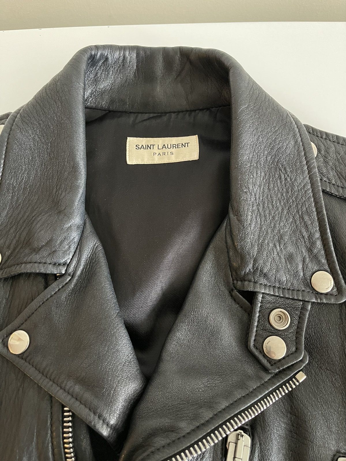Saint Laurent Paris SLP 2017SS Blood Bust L17 Leather Jacket Size US M / EU 48-50 / 2 - 3 Thumbnail