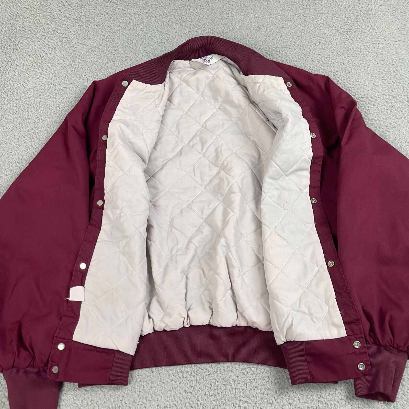 Other Vtg West Ark Corvette Satin Bomber Jacket Snap Buttons L Size US L / EU 52-54 / 3 - 2 Thumbnail