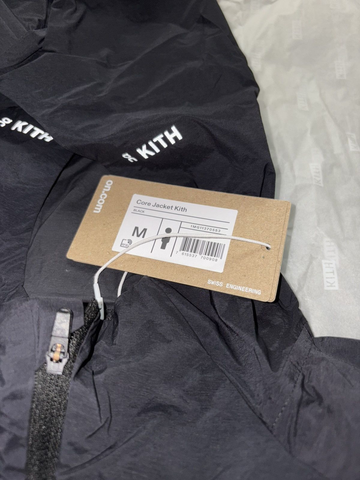 Kith × On Kith x On Core Jacket Black Size US M / EU 48-50 / 2 - 6 Thumbnail
