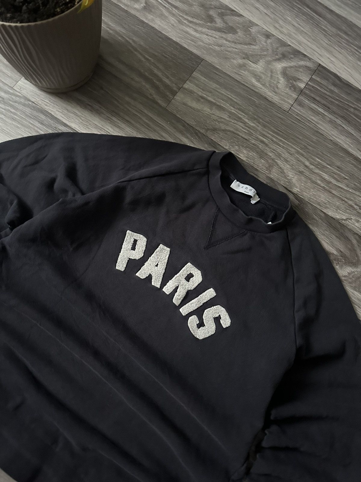 Sandro Sandro Paris Centre Big Logo Blue Sweatshirt hype Size US S / EU 44-46 / 1 - 3 Thumbnail