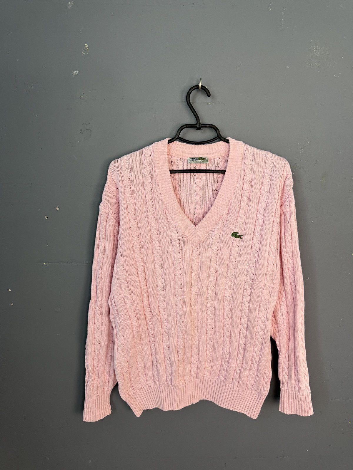 Lacoste Vintage lacoste v neck sweater 90s Size US L / EU 52-54 / 3 - 2 Thumbnail
