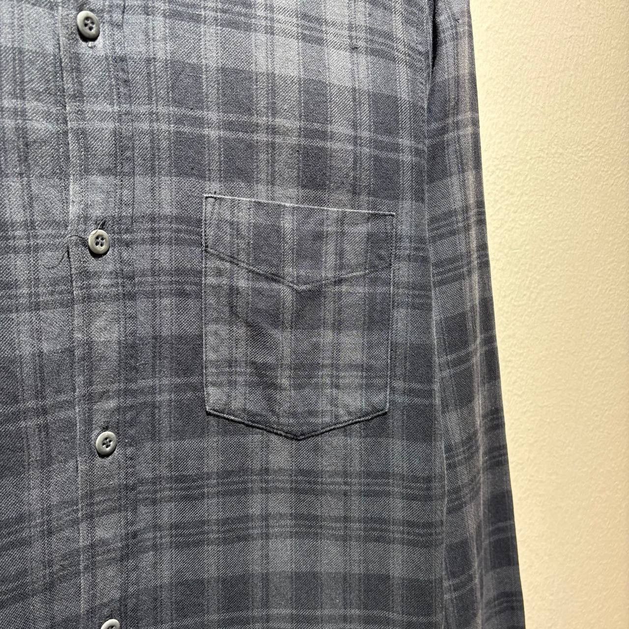 A.P.C. APC Plaid Black Grey Flannel Button Up Shirt Size US XS / EU 42 / 0 - 7 Thumbnail