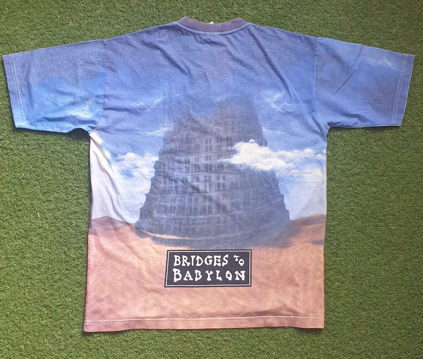 Vintage The Rolling Stones - Bridges to Babylon 1998 Size US XL / EU 56 / 4 - 2 Thumbnail