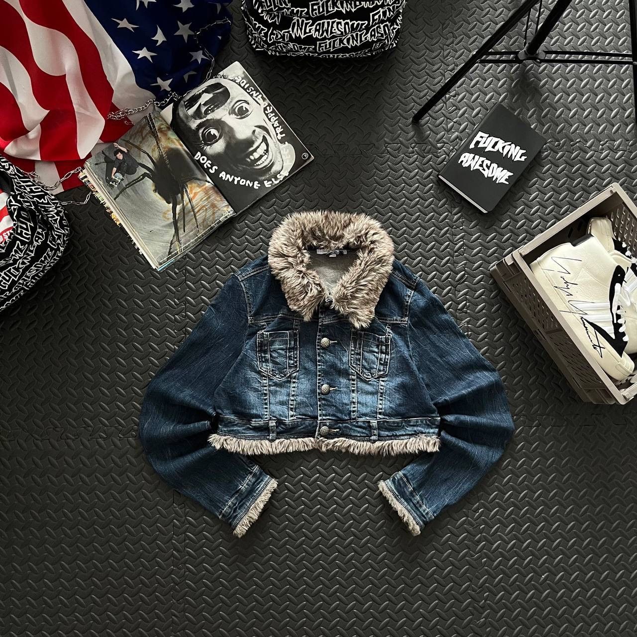Japanese Brand y2k denim jacket Size M / US 6-8 / IT 42-44 - 1 Thumbnail
