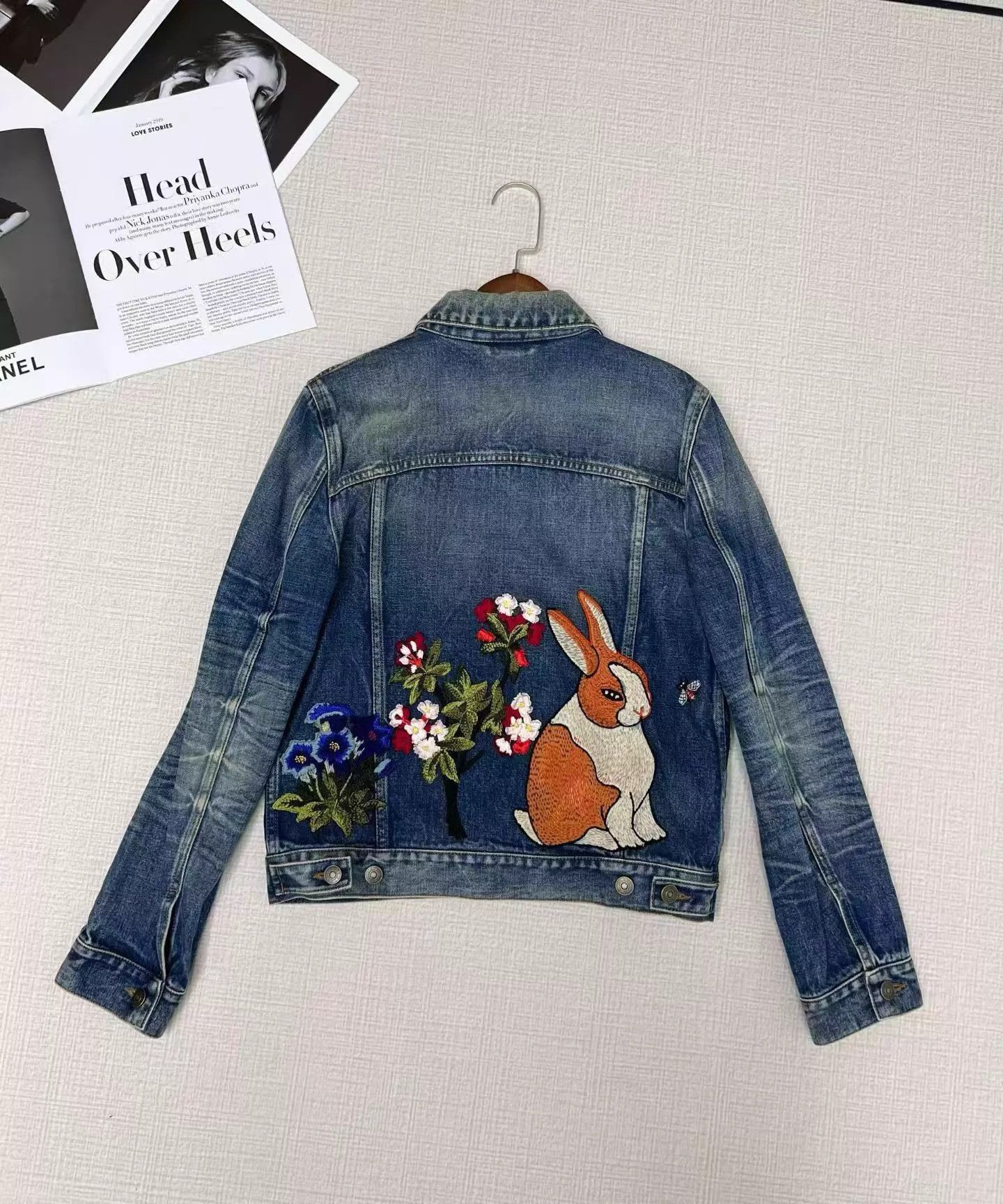 Gucci Gucci Floral Denim Jacket IT42 Size M / US 6-8 / IT 42-44 - 3 Thumbnail