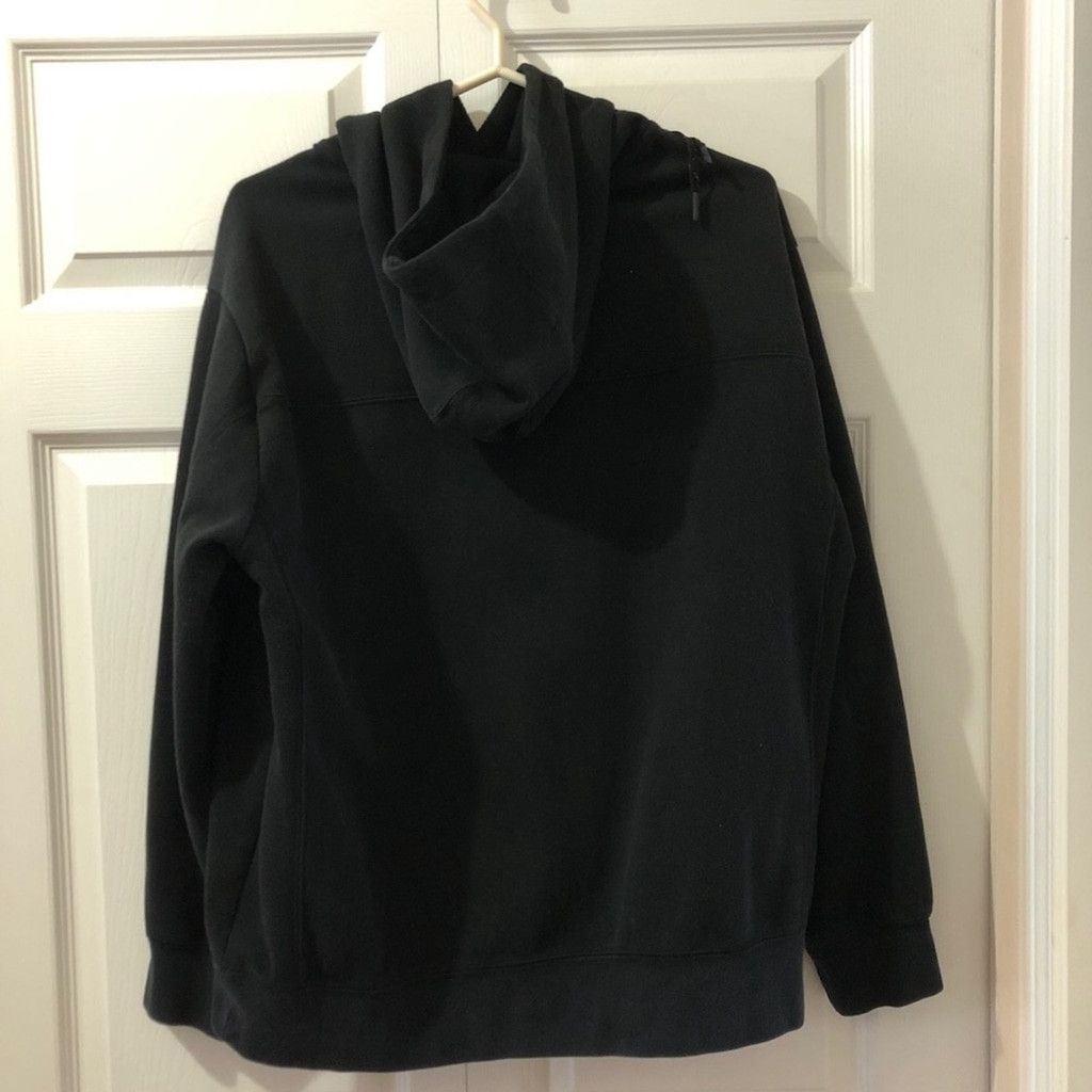 American Eagle Outfitters Black hoodie with reflective letters Size US L / EU 52-54 / 3 - 4 Thumbnail
