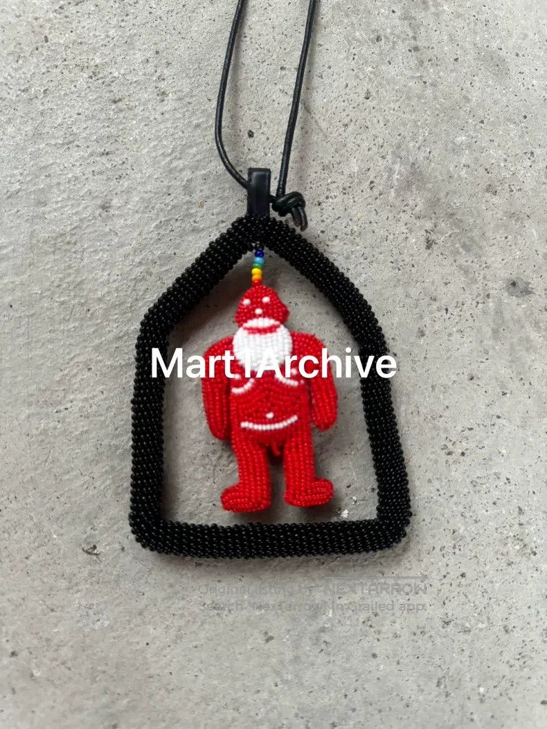 Walter Van Beirendonck Walter Van Beirendonck Beaded Doll Necklace Size ONE SIZE - 2 Thumbnail