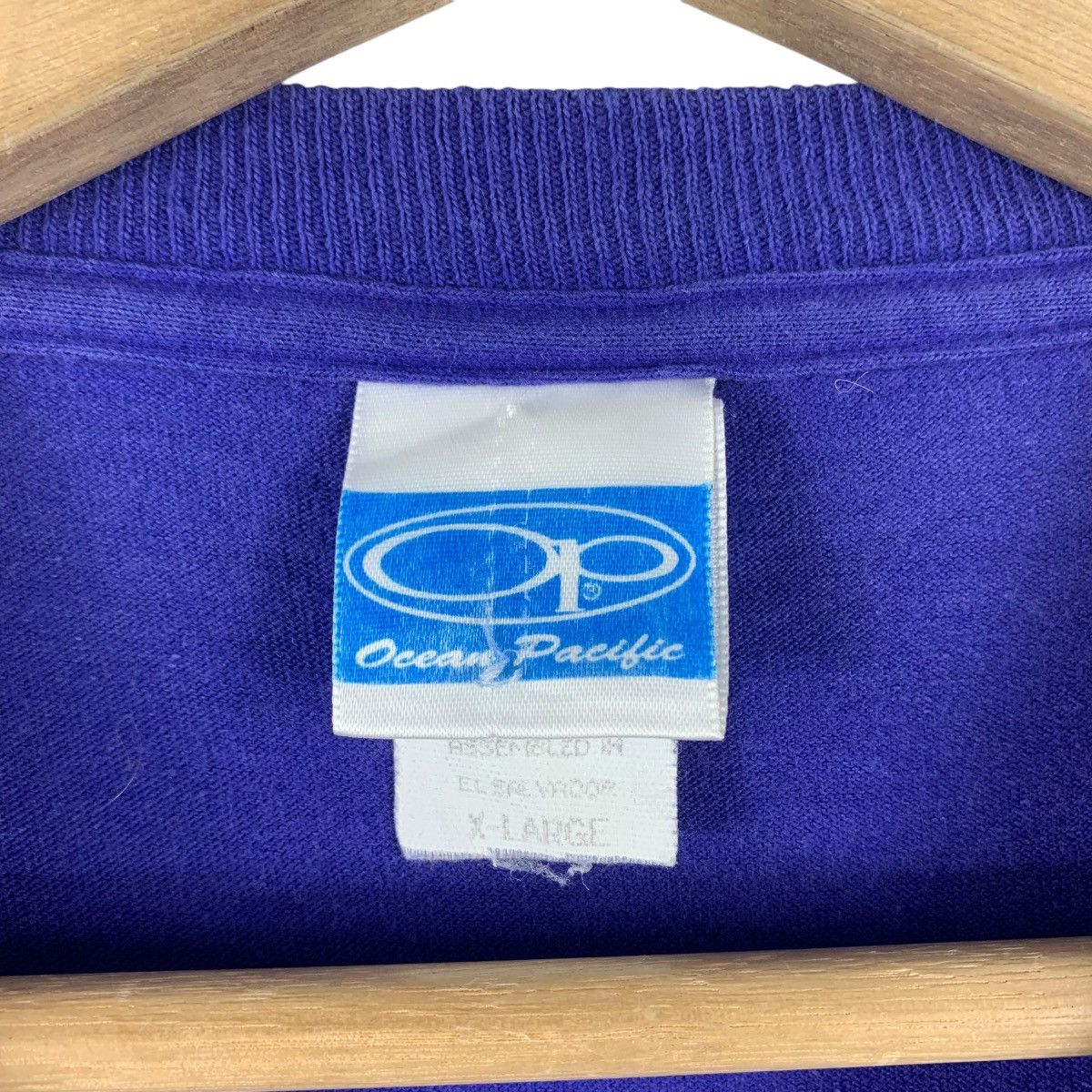 Designer × Ocean Pacific × Vintage Vintage 90s OCEAN PACIFIC Surfing big logo tee Size US XL / EU 56 / 4 - 4 Thumbnail