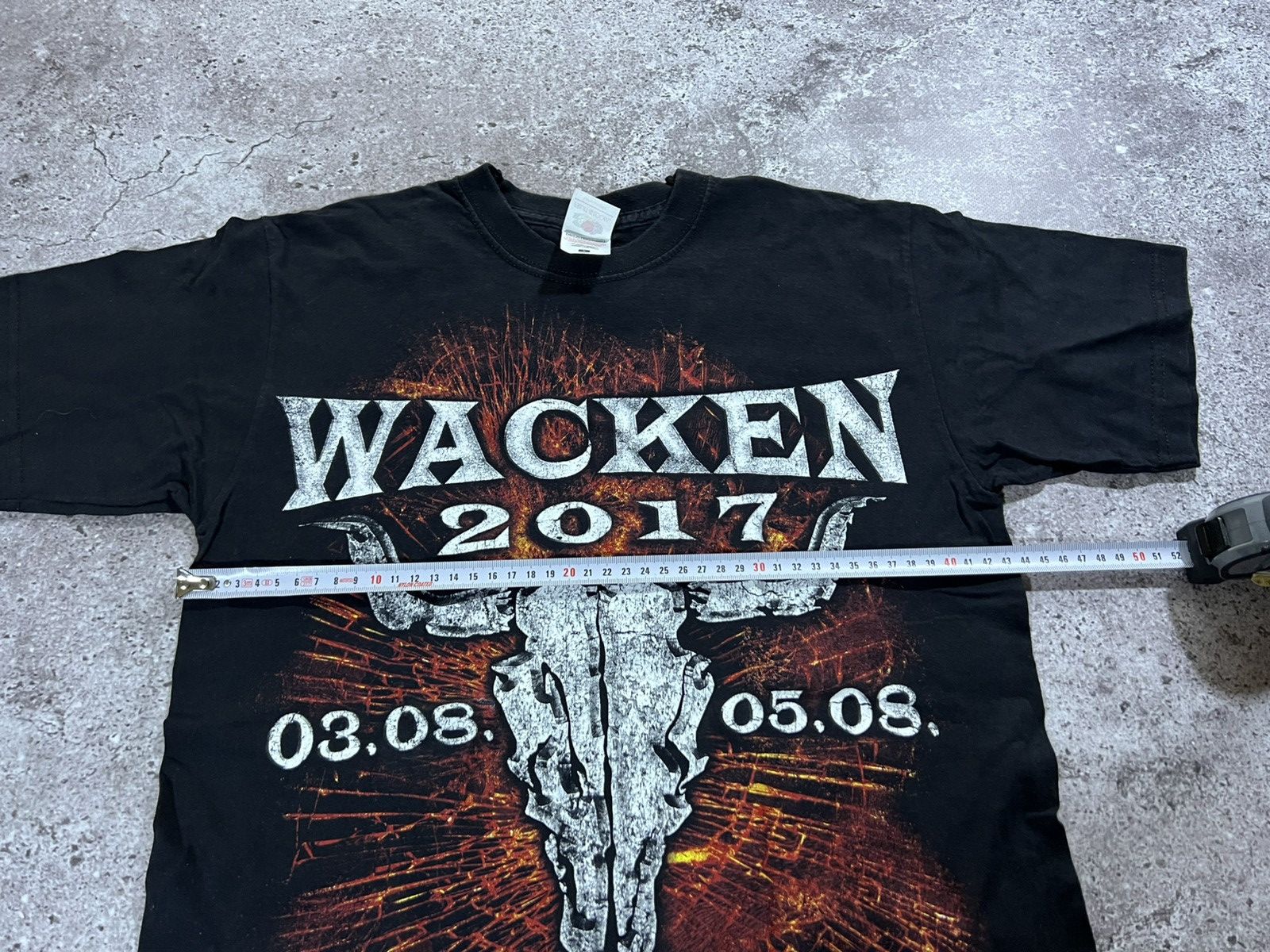 Band Tees 2017 Wacken Open Air Festival Metal Rock Music T-Shirt WOA Size US S / EU 44-46 / 1 - 5 Thumbnail