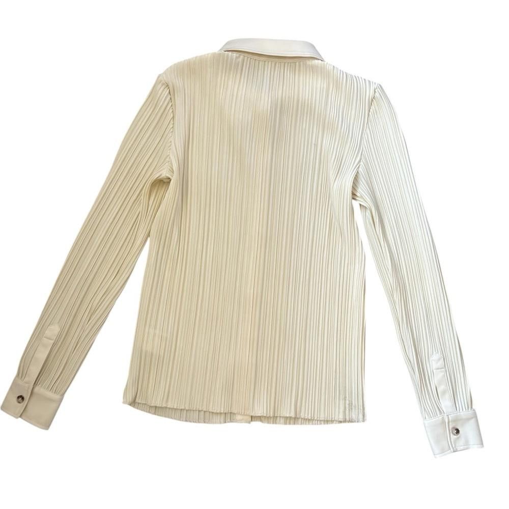 Anine Bing Anine Bing Nuri Shirt in Buttercream Size XS/TP Size XS / US 0-2 / IT 36-38 - 6 Thumbnail