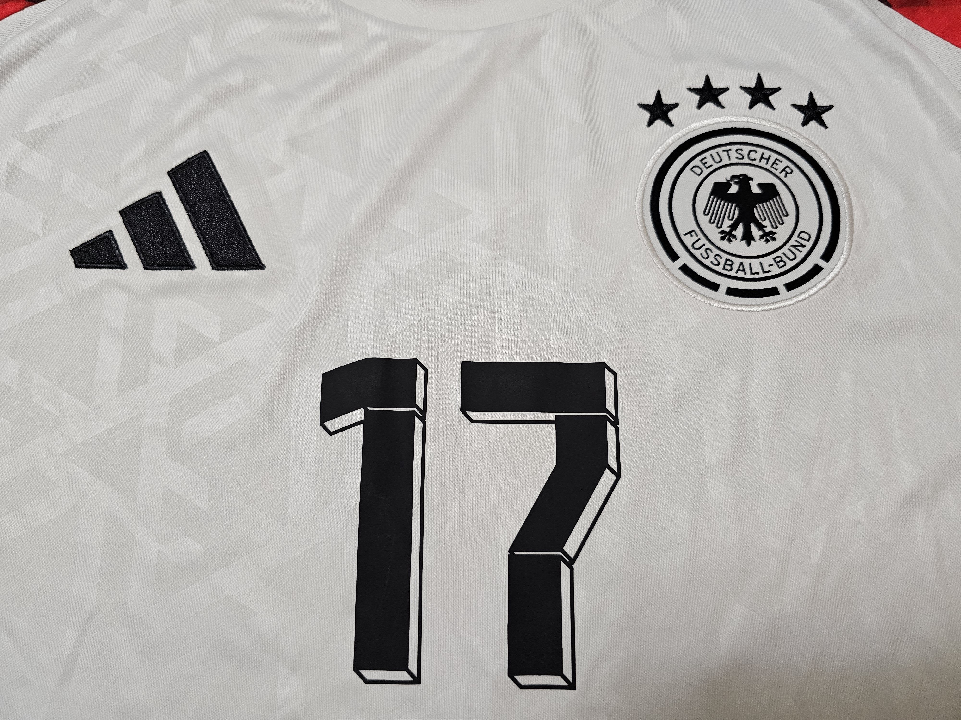 Adidas GERMANY 2024 HOME EURO WIRTZ FOOTBALL SHIRT SOCCER JERSEY Size US L / EU 52-54 / 3 - 3 Thumbnail