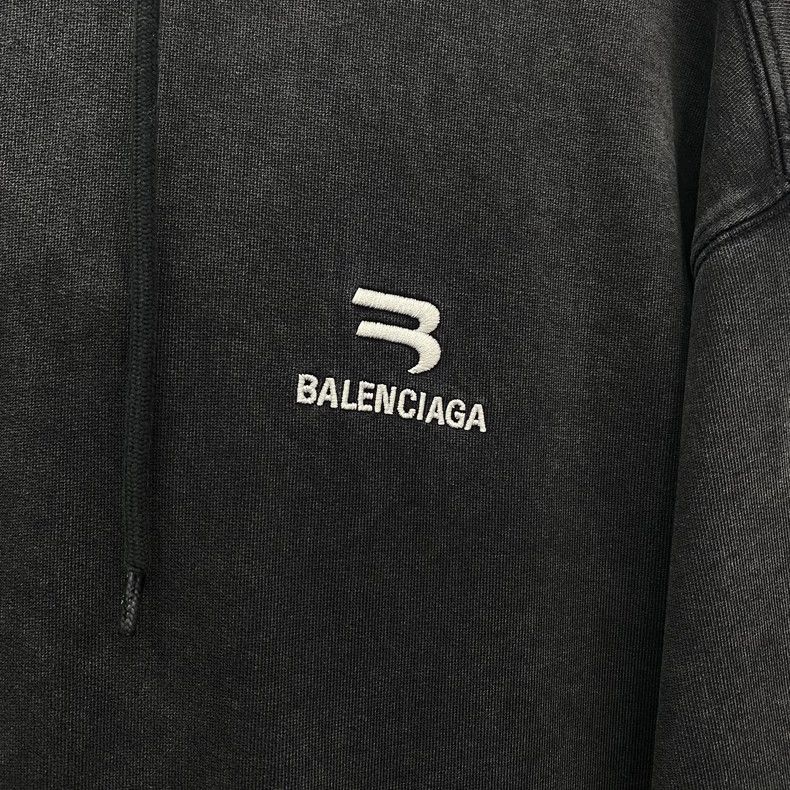 Balenciaga Balenciaga Embroidered logo hoodie Size US XS / EU 42 / 0 - 3 Thumbnail