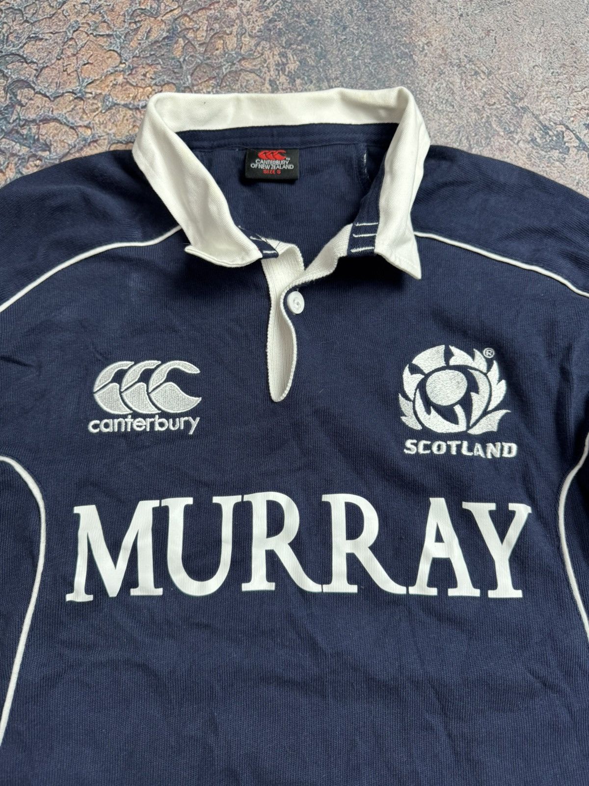 Canterbury of New Zealand Vintage Canterbury Scotland Murray Rugby Long Sleeve Rare Size US S / EU 44-46 / 1 - 7 Thumbnail