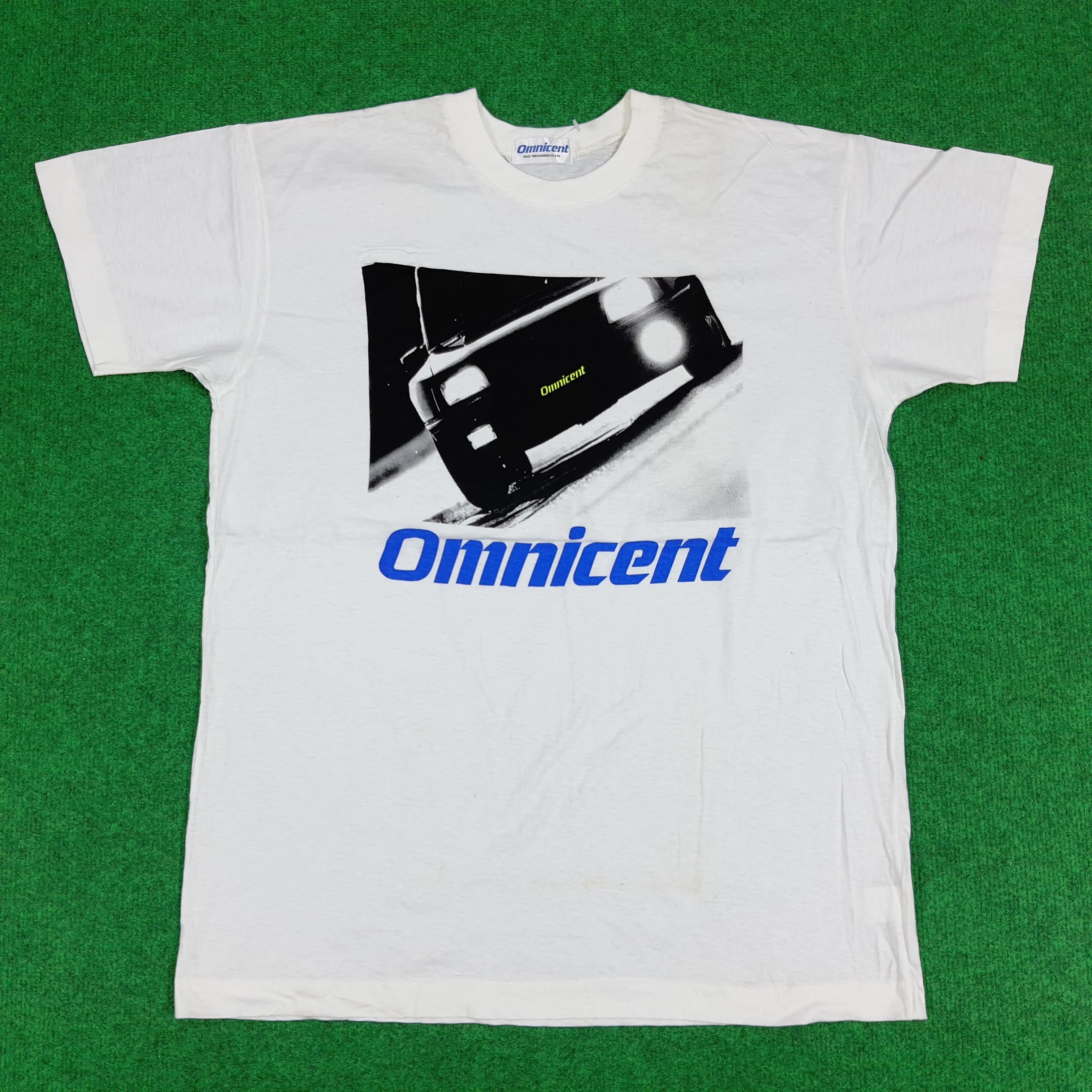 Japanese Brand × Vintage Vintage Omnicent Japan Motorsports Tshirt Size US M / EU 48-50 / 2 - 1 Thumbnail