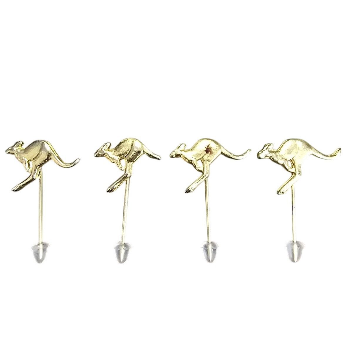 Other Vintage Kangaroo Stick Pin, 1 inch, set of 4 Size ONE SIZE - 1 Thumbnail