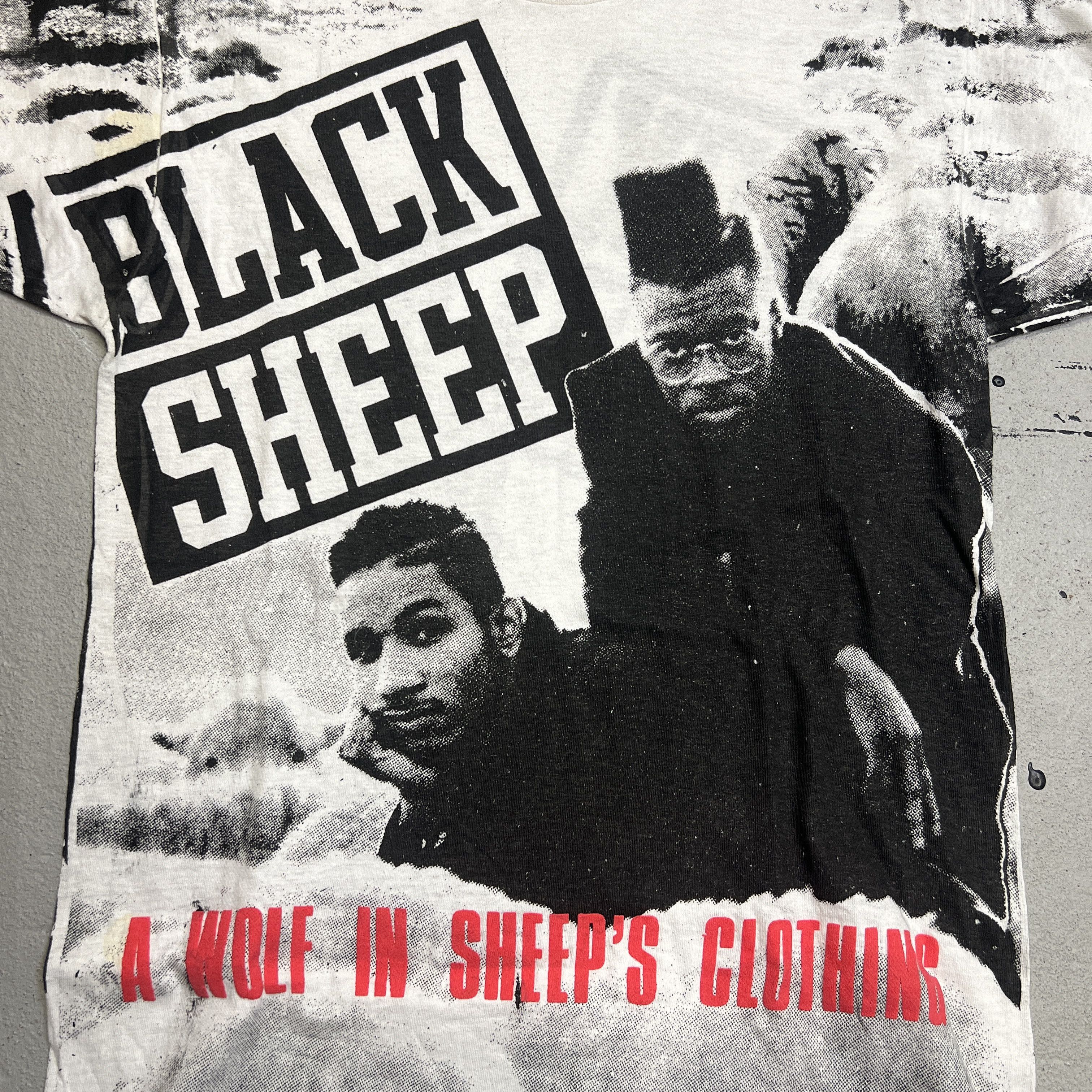 Black Sheep × Vintage 1990's Black Sheep AOP Tee Size US L / EU 52-54 / 3 - 3 Thumbnail
