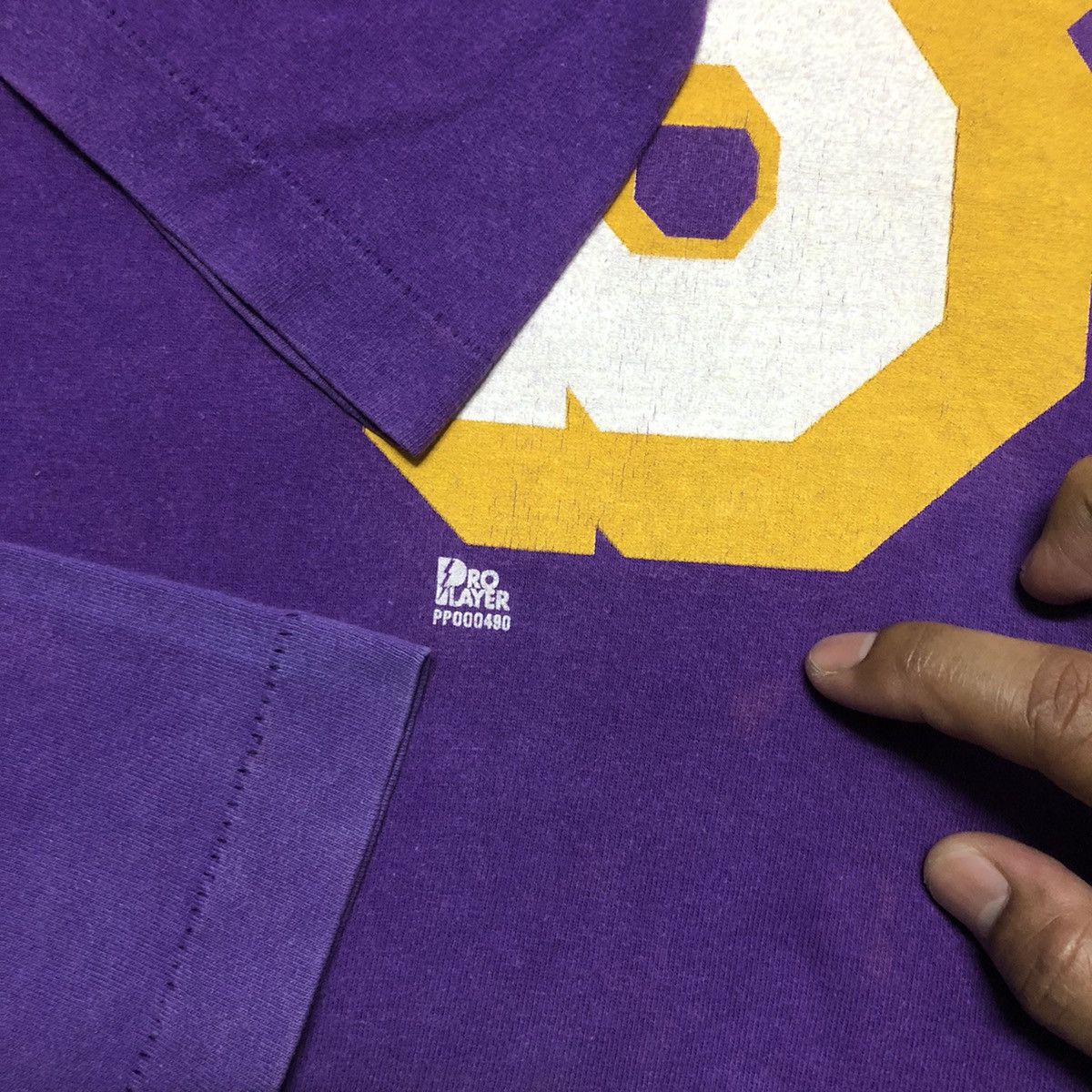 NBA Rare‼️🔥Vintage NBA LA Lakers Shaquille O'neal #34 T-Shirt Size US M / EU 48-50 / 2 - 9 Thumbnail