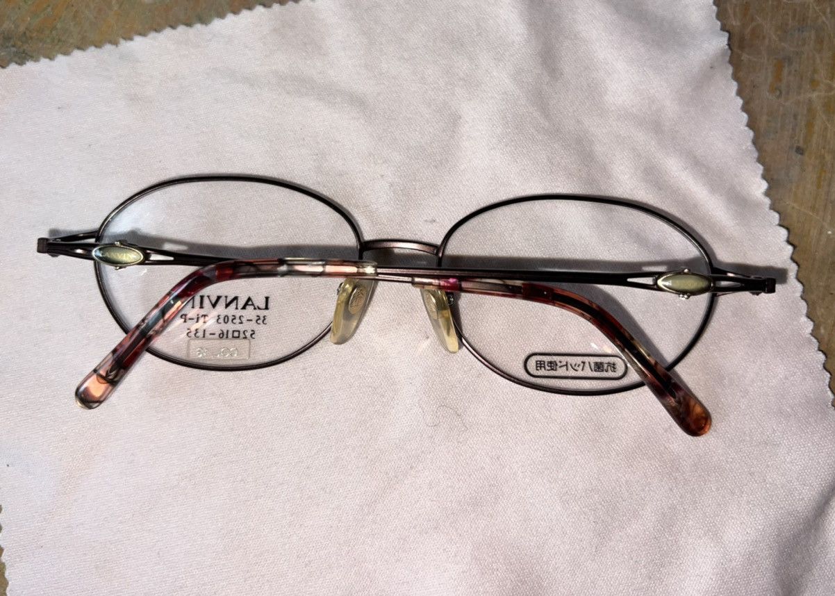 Lanvin LANVIN EYEGLASSES FRAME MADE IN JAPAN Size ONE SIZE - 4 Thumbnail