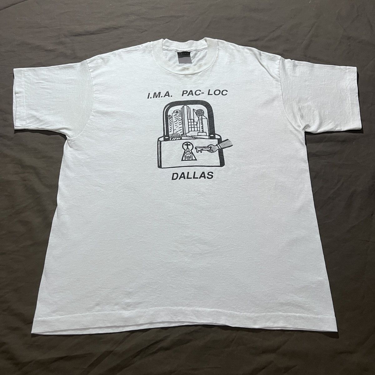 Vintage Vintage 90s I.M.A. PAC- LOC God Jesus Bible Holy Tee XL Size US XL / EU 56 / 4 - 2 Thumbnail