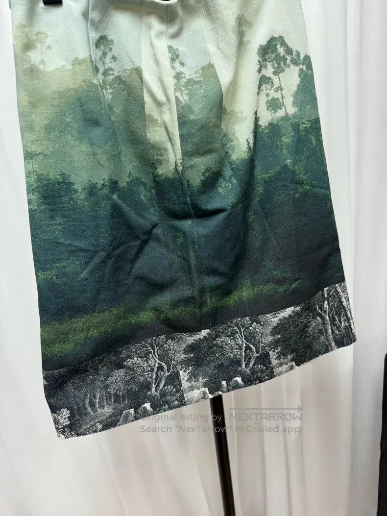 Dries Van Noten DRIES VAN NOTEN Landscape Forest Skirt Size 37" - 5 Thumbnail