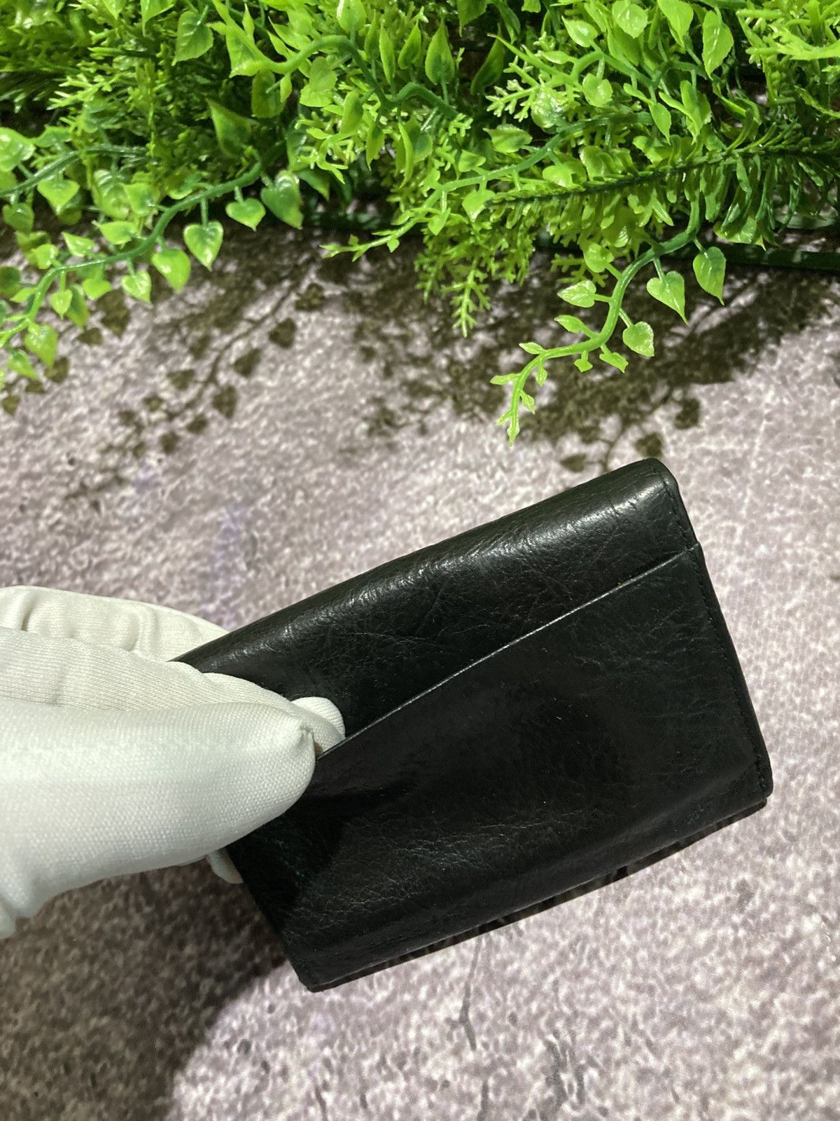 Number (N)ine NUMBER (N)INE Takahiro Miyashita Vintage 3-ld Wallet Leather Size ONE SIZE - 7 Thumbnail