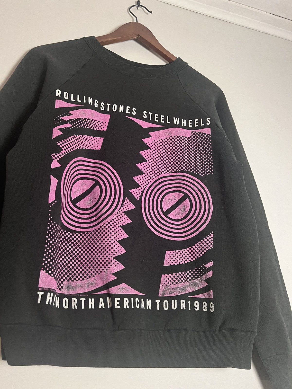 Band Tees × The Rolling Stones 80s Rolling Stones Steel Wheels Crewneck Size US M / EU 48-50 / 2 - 2 Thumbnail