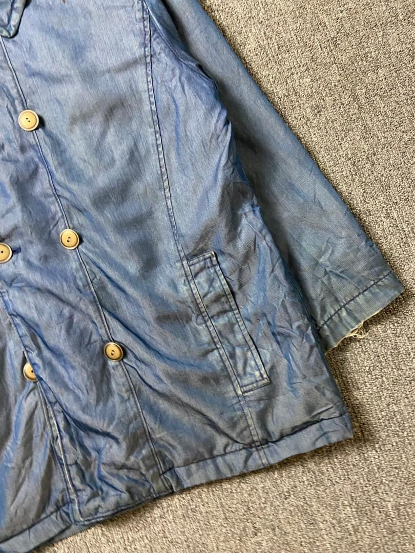 Japanese Brand ENNIME Brand Chambray Style Denim Coat (193) Size US S / EU 44-46 / 1 - 6 Thumbnail