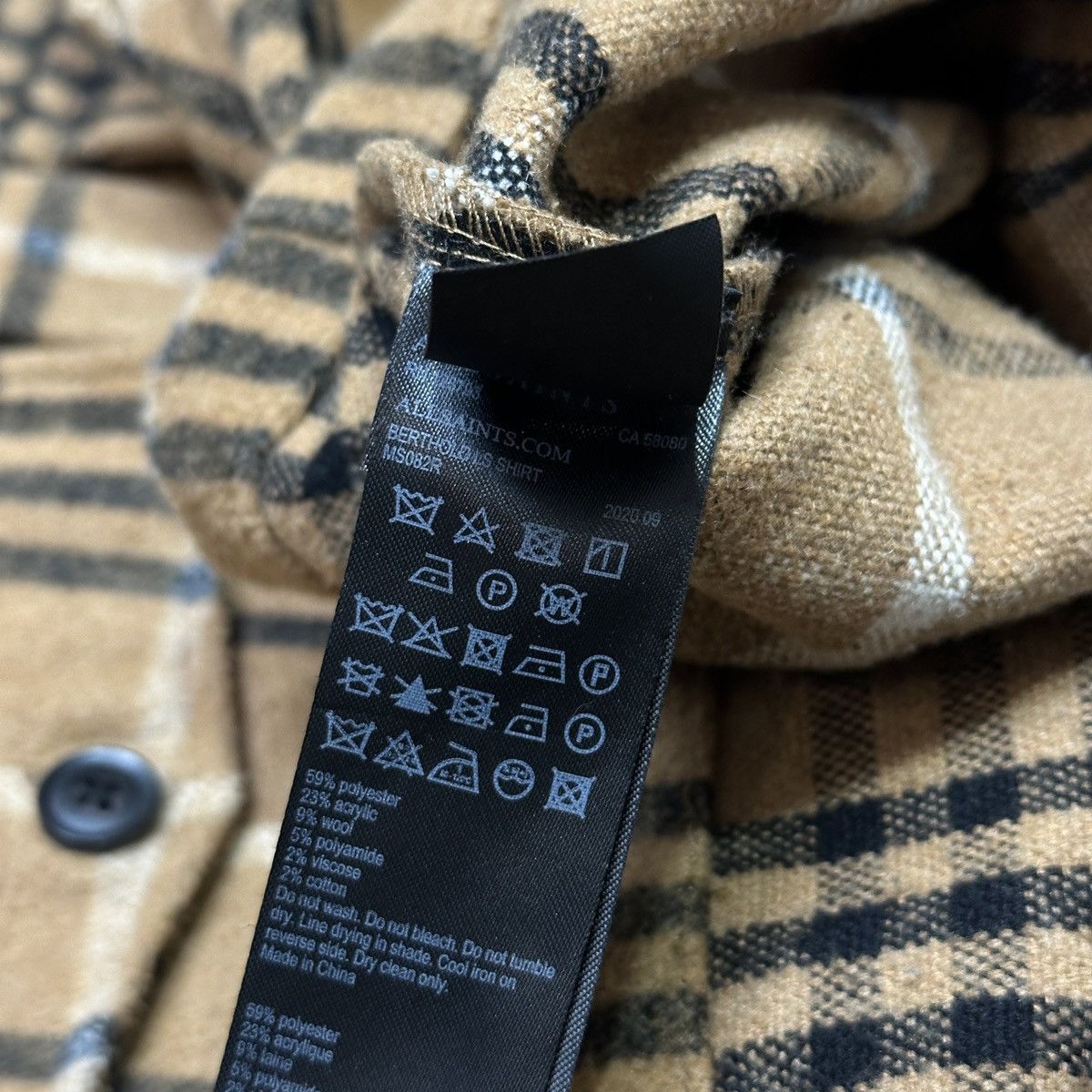 Allsaints Allsaints Berthold heavy checkered OverShirt Size US M / EU 48-50 / 2 - 6 Thumbnail