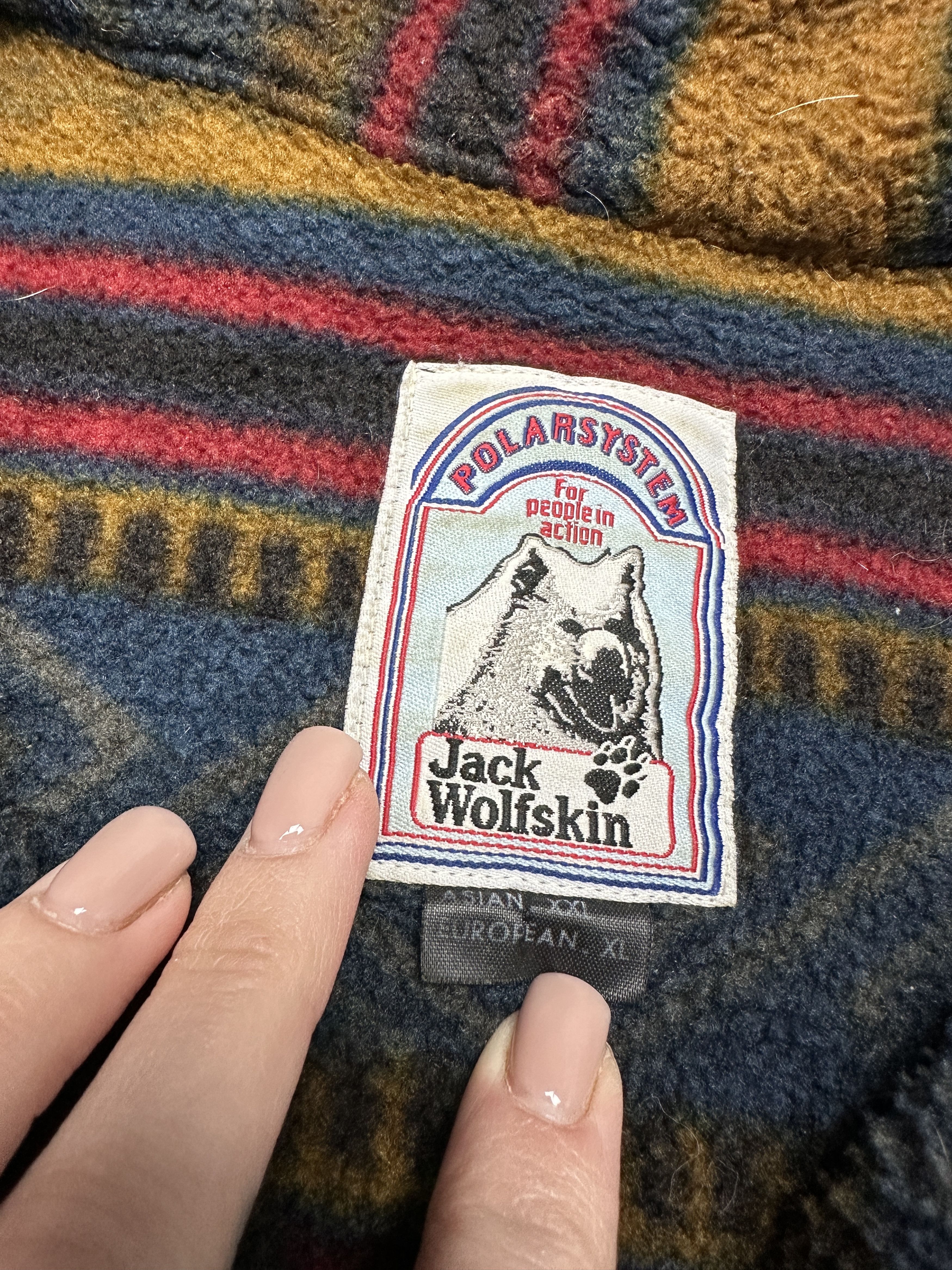 Jack Wolfskin Jack Wolfskins Vintage Mens Polartec Fleece Jacket Size US XL / EU 56 / 4 - 4 Thumbnail