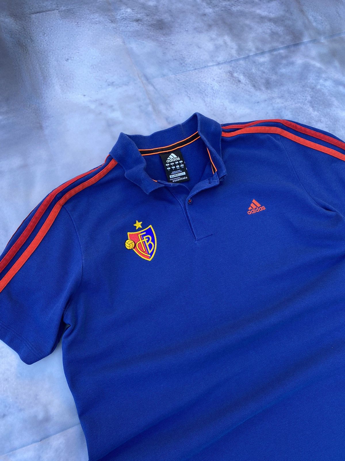 Adidas Vintage Adidas FC Basel 2012 Polo Soccer Football Shirt Size US L / EU 52-54 / 3 - 7 Thumbnail