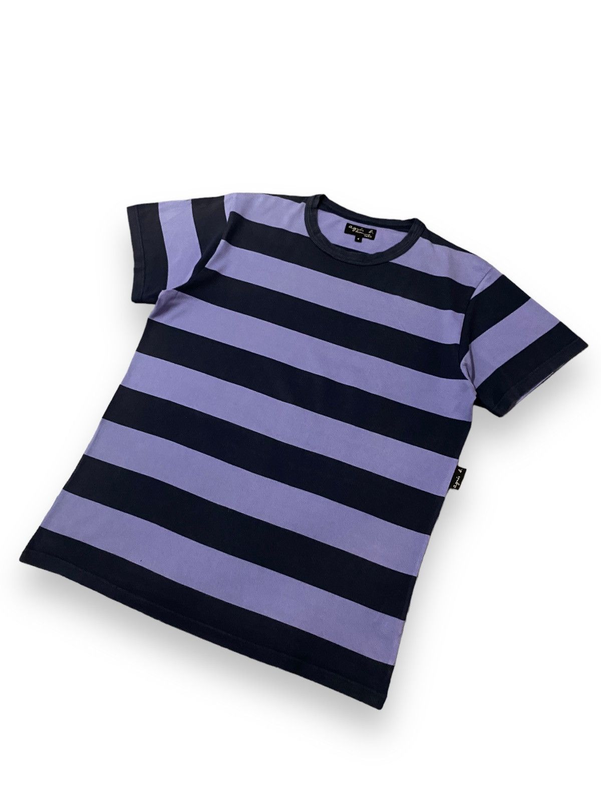 Designer × agnes b. Designer Agnes B Homme Paris Stripes Tee Size US M / EU 48-50 / 2 - 2 Thumbnail