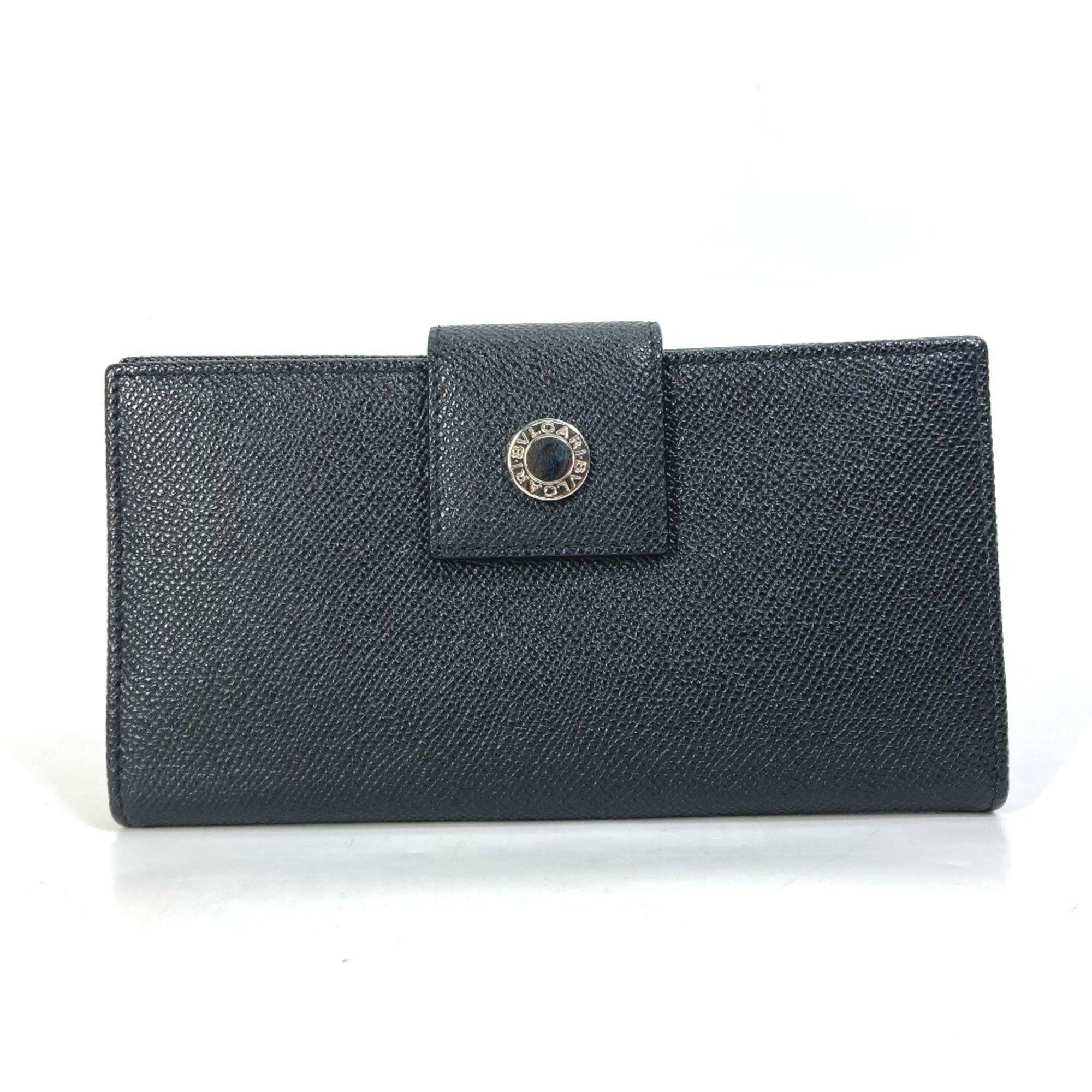 Bvlgari Bvlgari Long wallet Bifold Long Wallet Black Silver Size ONE SIZE - 1 Thumbnail
