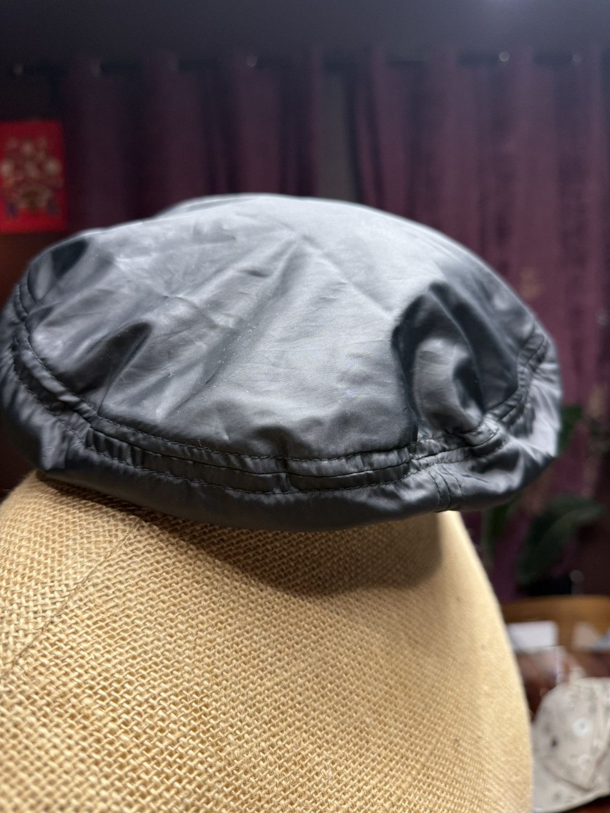 Other Minimalist Black Nylon Beret Cap – Lightweight Size ONE SIZE - 2 Thumbnail