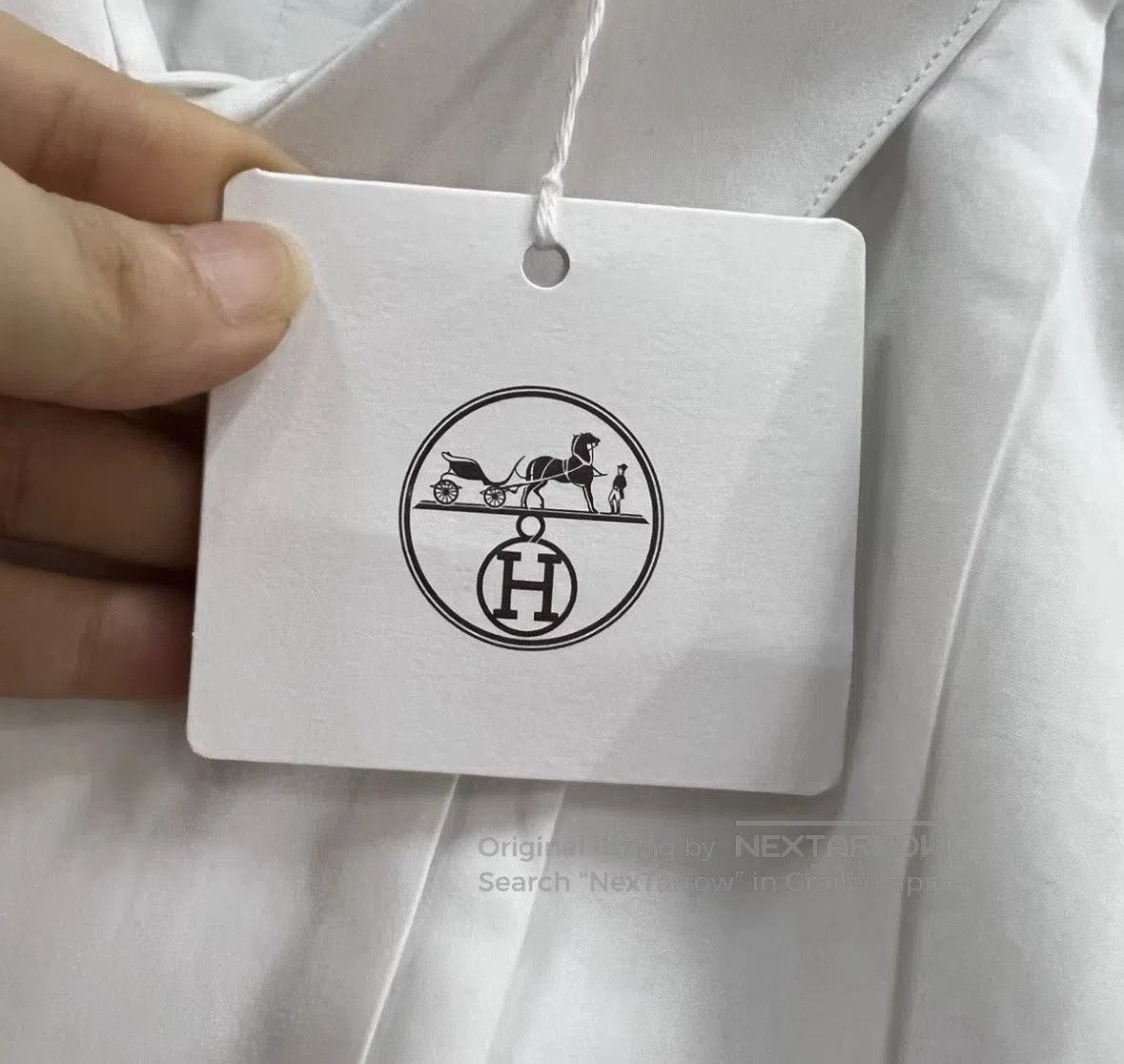 Hermes Hermes Shirt Jacket Size 40 - wxx. Size US XXS / EU 40 - 3 Thumbnail
