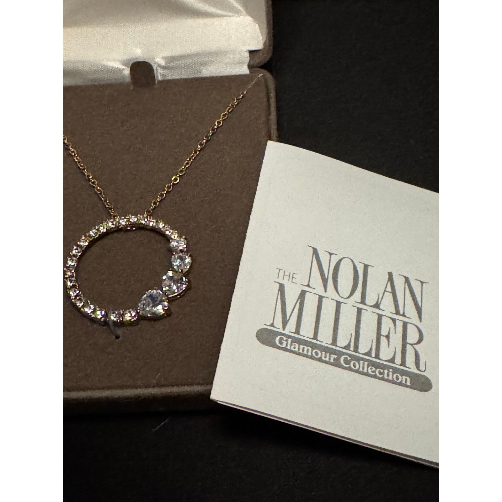 Other Nolan Miller Circle of Heart Crystal Necklace 18in Size ONE SIZE - 5 Thumbnail