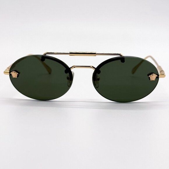 Versace NEW VERSACE SUNGLASSES VE2295 1002/71 GREEN WOMEN EYEWEAR VE Size ONE SIZE - 3 Thumbnail