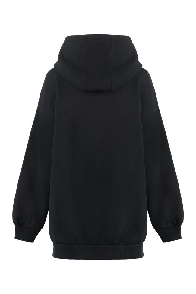 Gucci oc11z0126 Cotton Jersey Hooded Sweatshirt In Black Size S / US 4 / IT 40 - 2 Thumbnail